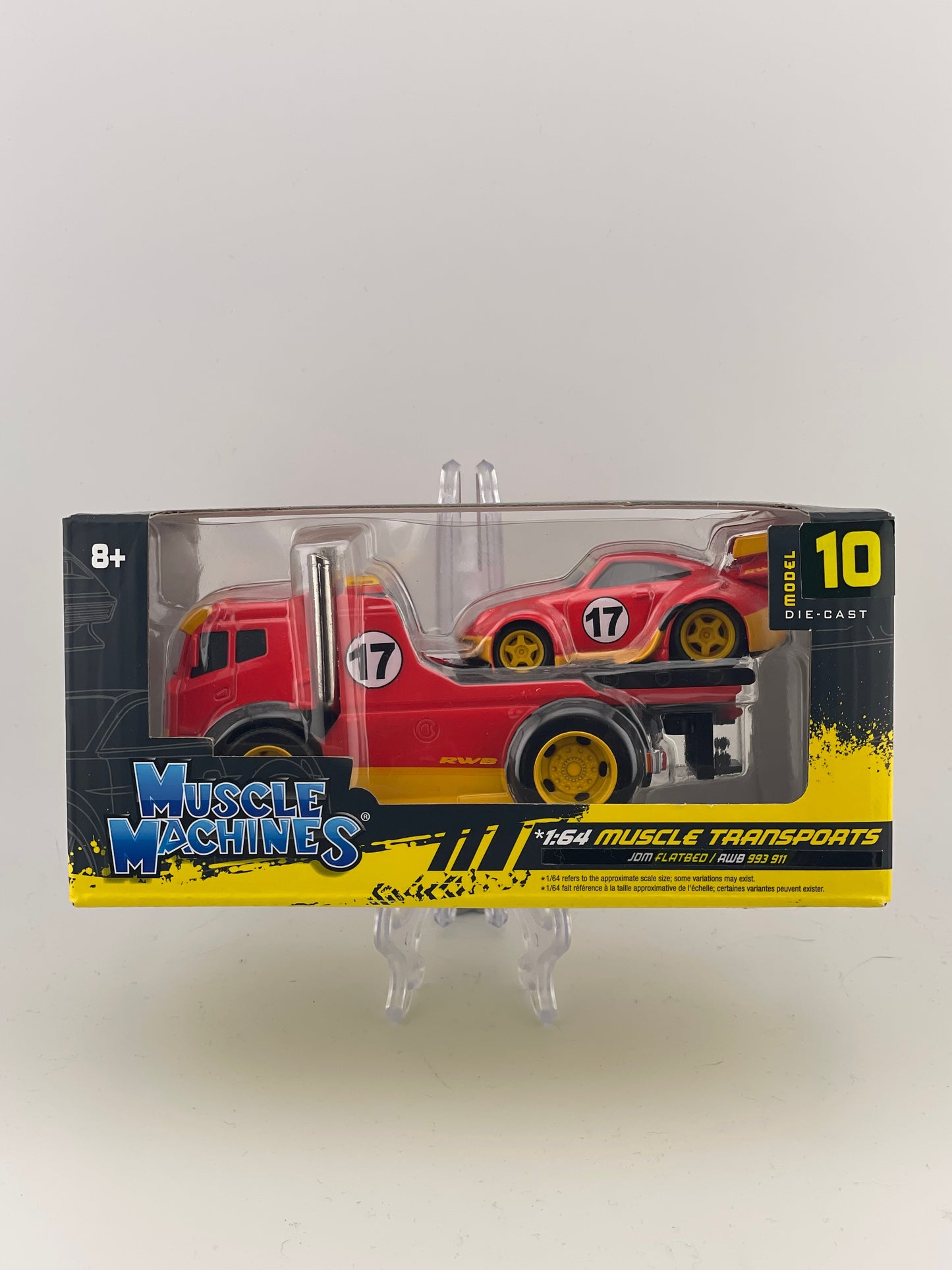 Muscle Machines 1:64 Muscle Transports JDM Flatbed/ RWB 993 911