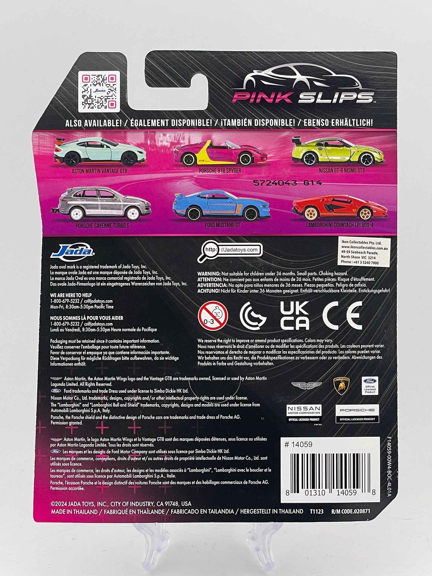 Jada Pink Slips Nissan GT-R NISMO GT3