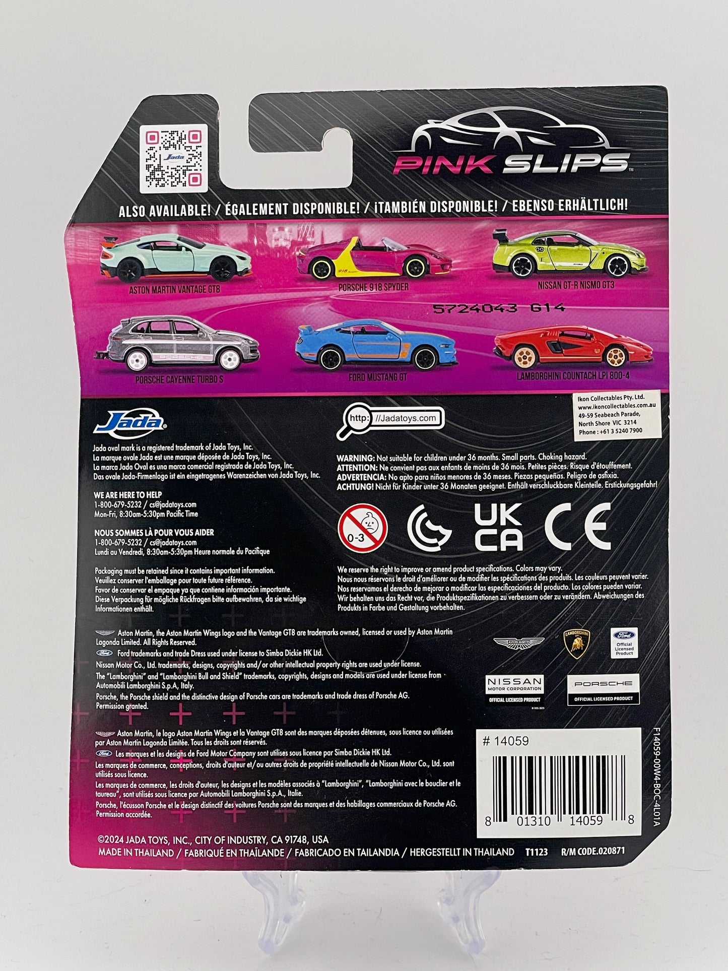 Jada Pink Slips Porsche 918 Spyder