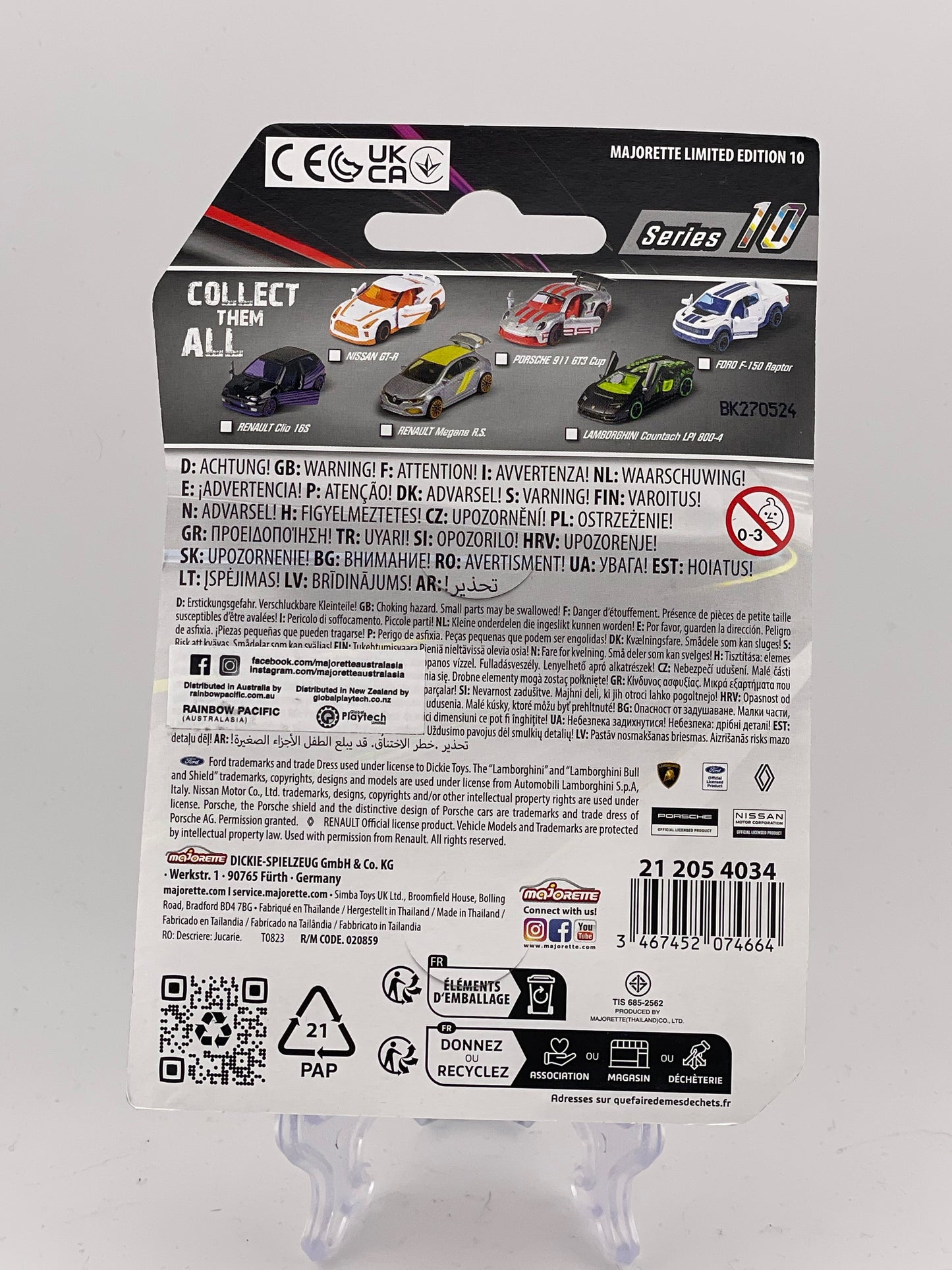 Majorette Limited Edition Porsche 911 GT3 Cup (992)