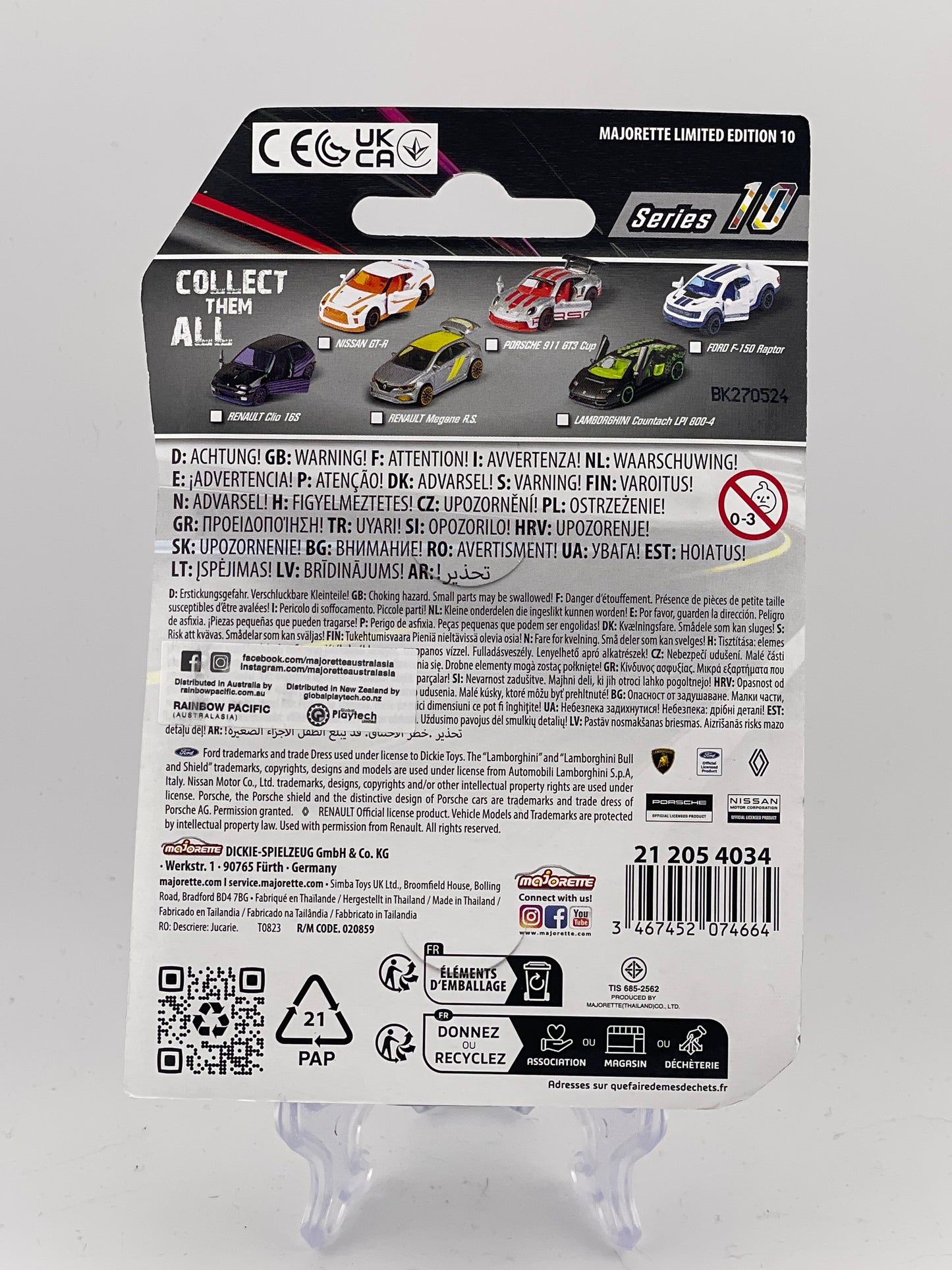 Majorette Limited Edition Lamborghini Countach LPI 800-4