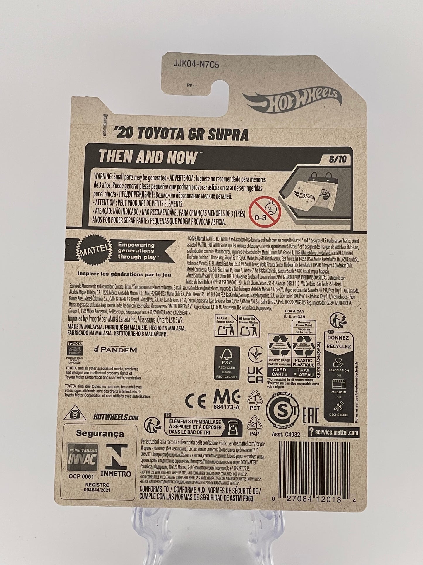Hot Wheels Mainline '20 Toyota GR Supra Then And Now 6/10
