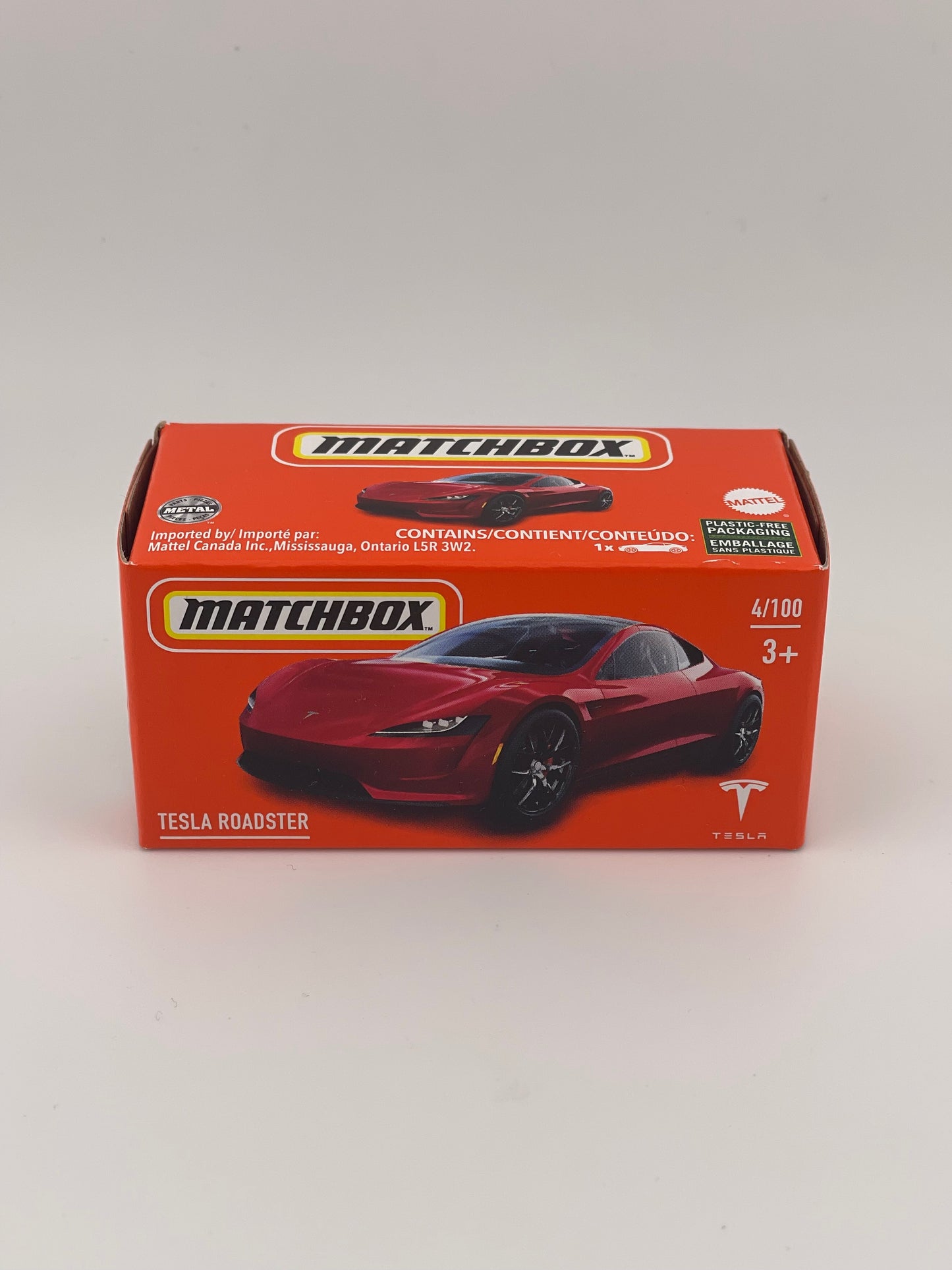 Matchbox Power Grab Tesla Roadster