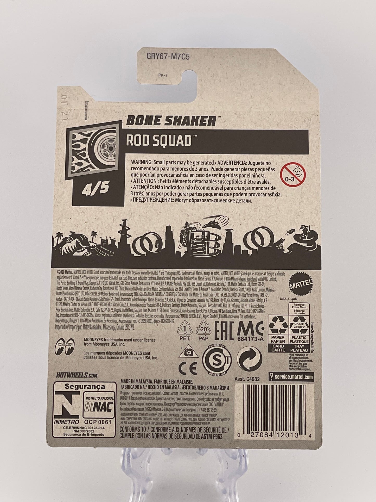 Hot Wheels Mainline Bone Shaker Rod Squad 4/5