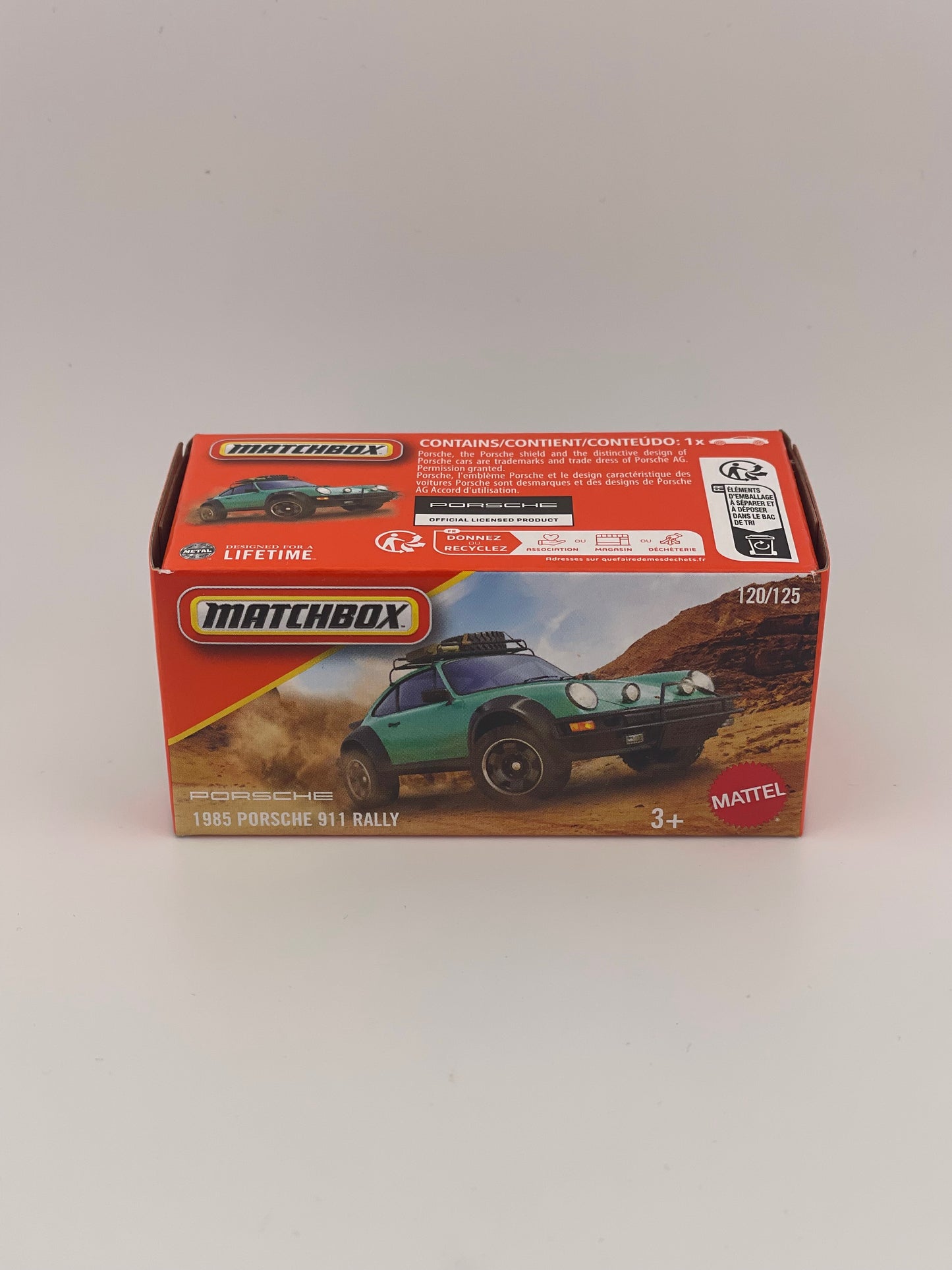 Matchbox Power Grab 1985 Porsche 911 Rally