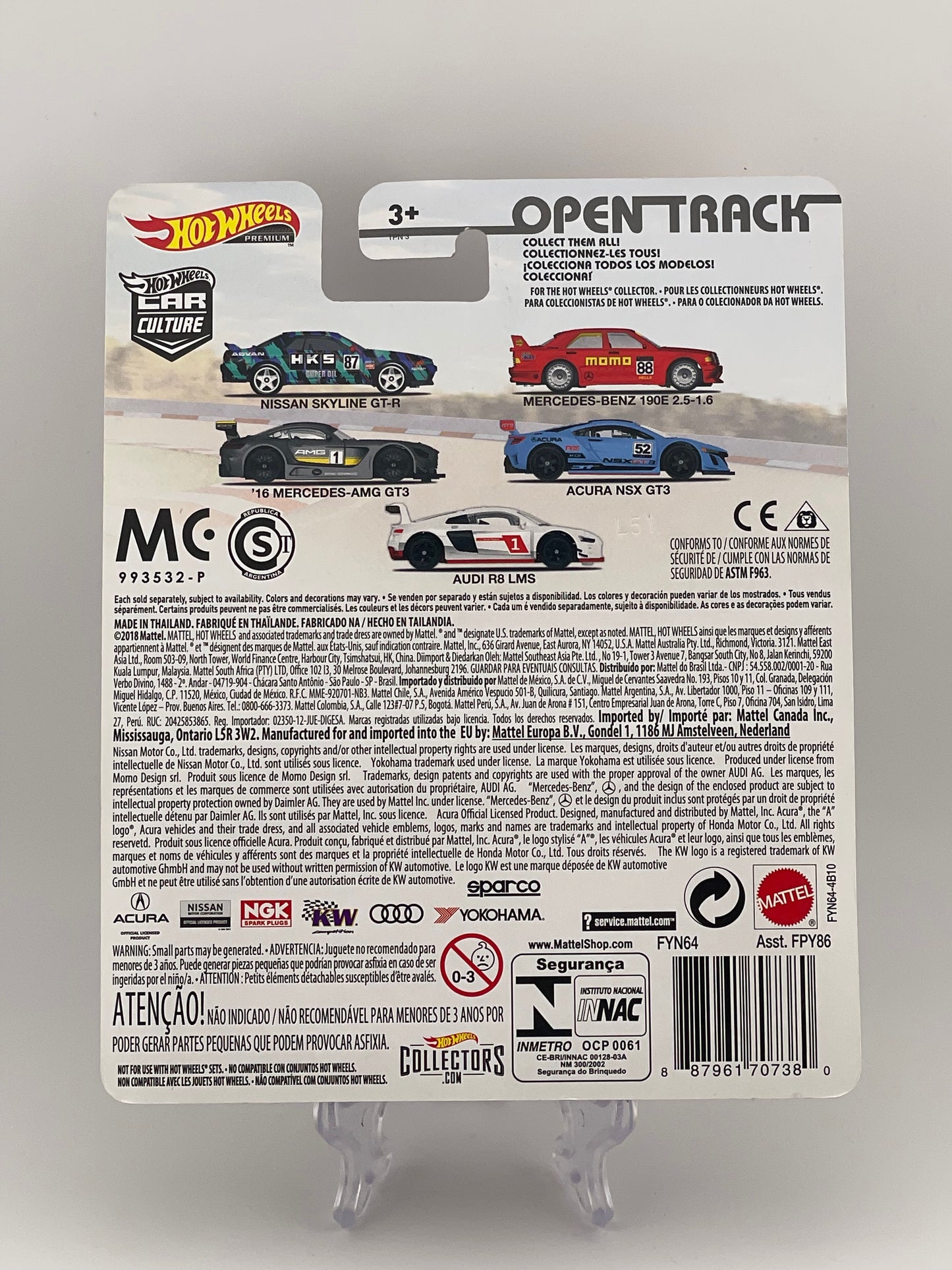 Hot Wheels Premium Car Culture Open Track 5/5 Audi R8 LMS