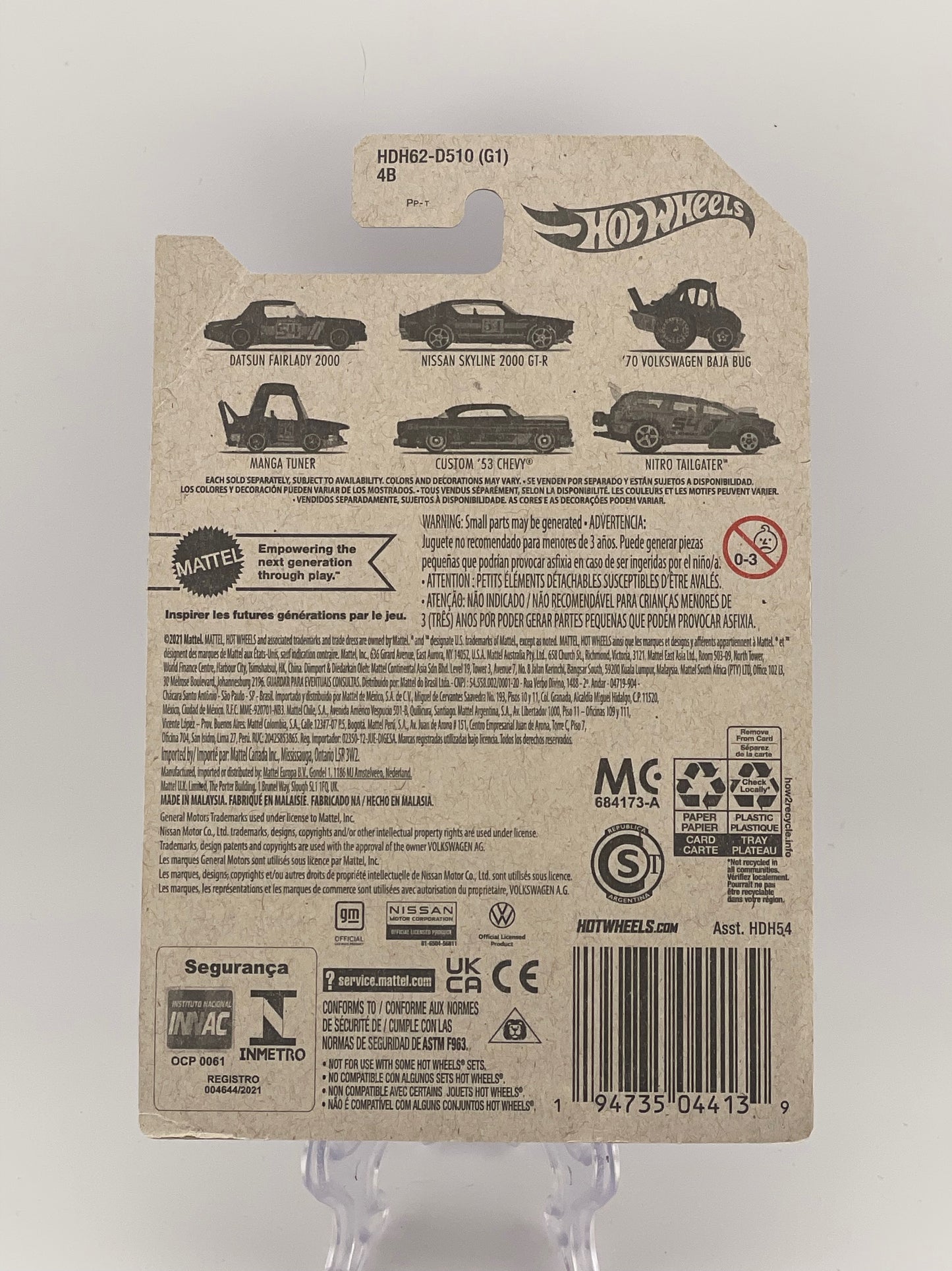 Hot Wheels Themed Assortment 54th Anniversary 2/6 Nissan Skyline 2000 GT-R *Check Description*