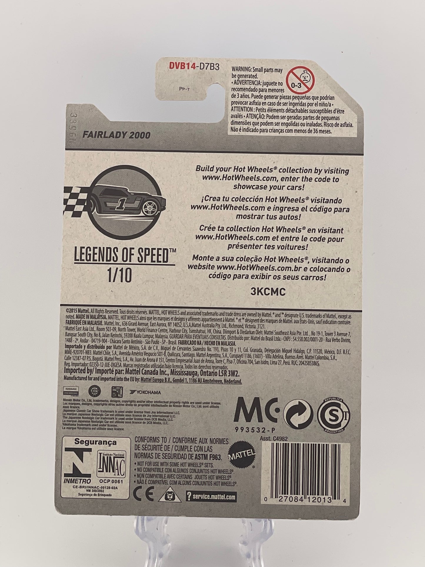 Hot Wheels Mainline Fairlady 2000 Legends Of Speed 1/10