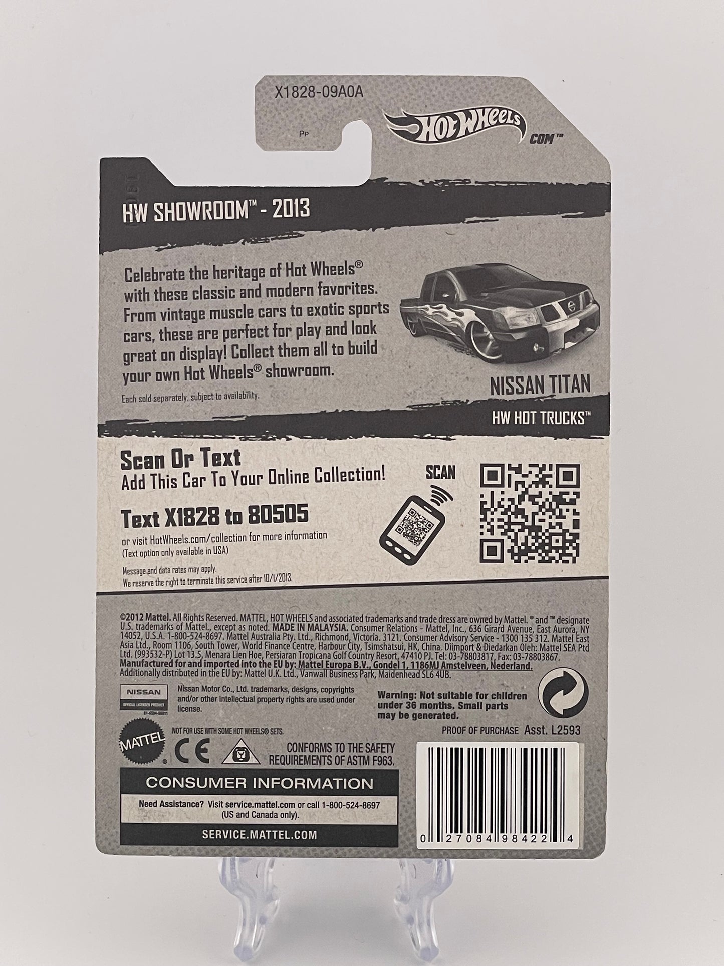 Hot Wheels Mainline Nissan Titan HW Showroom