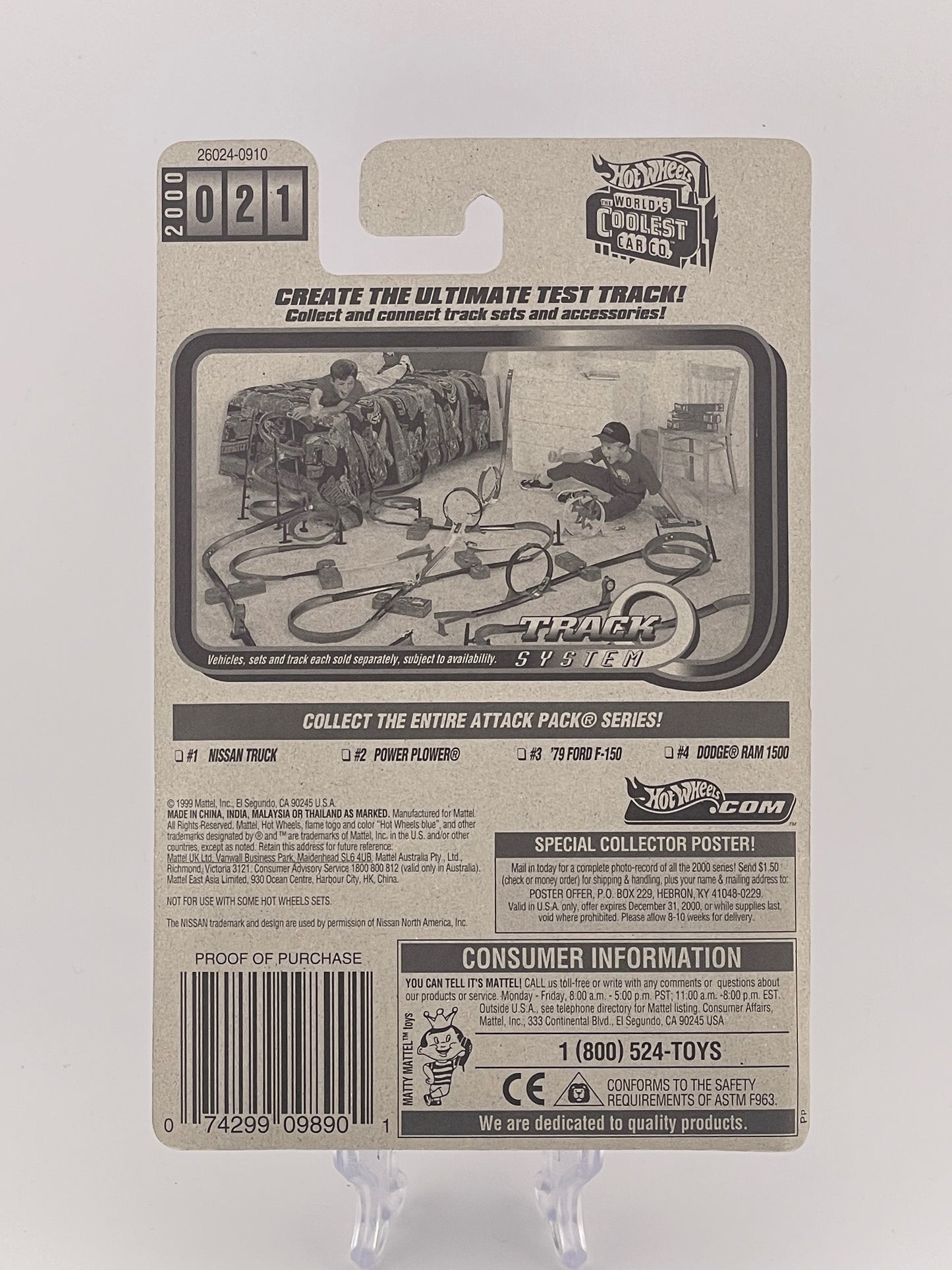 Hot Wheels Mainline Nissan Truck Attack Pack Series 1/4