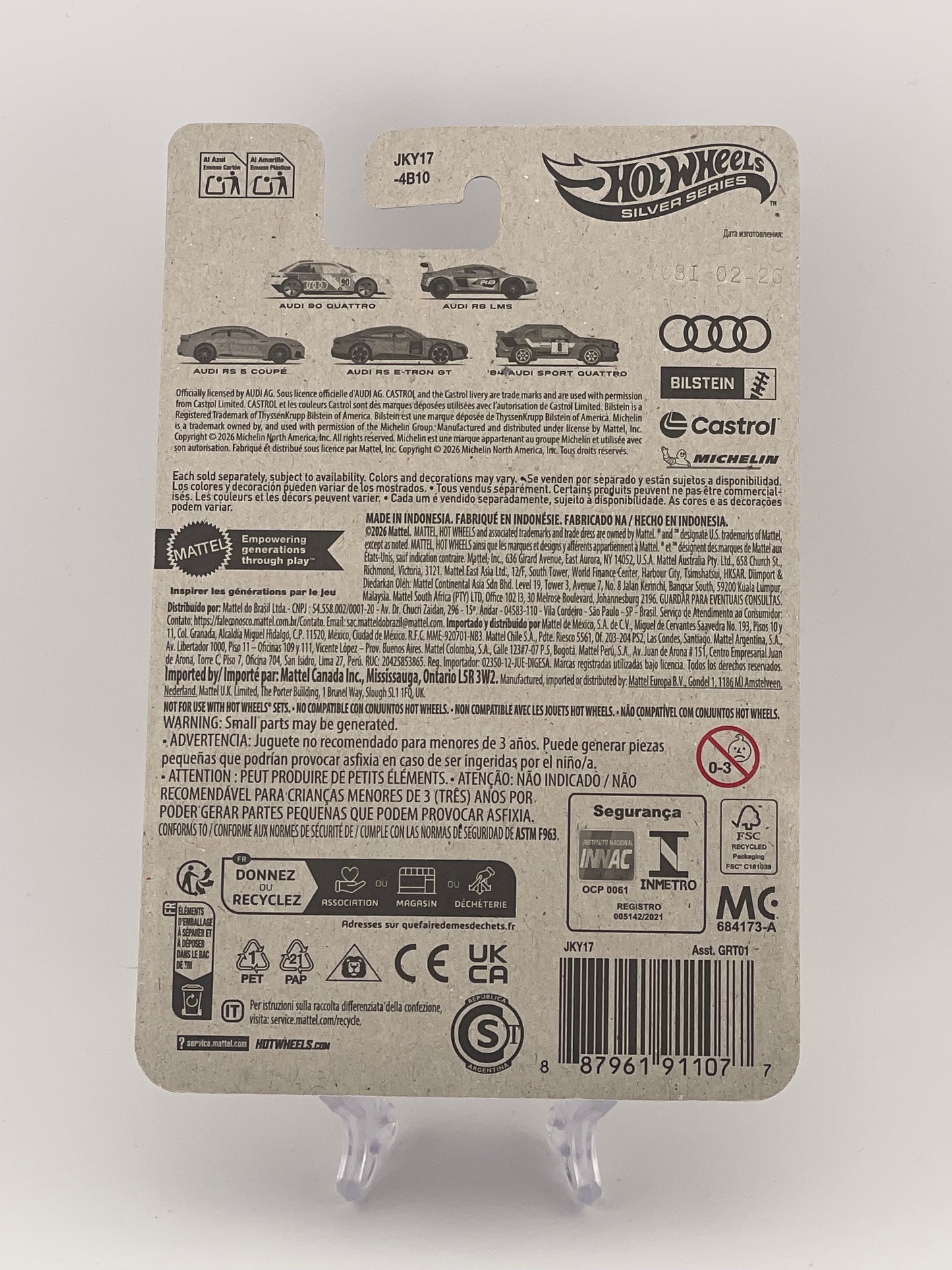 Hot Wheels Silver Series Audi 3/5 Audi RS 5 Coupe