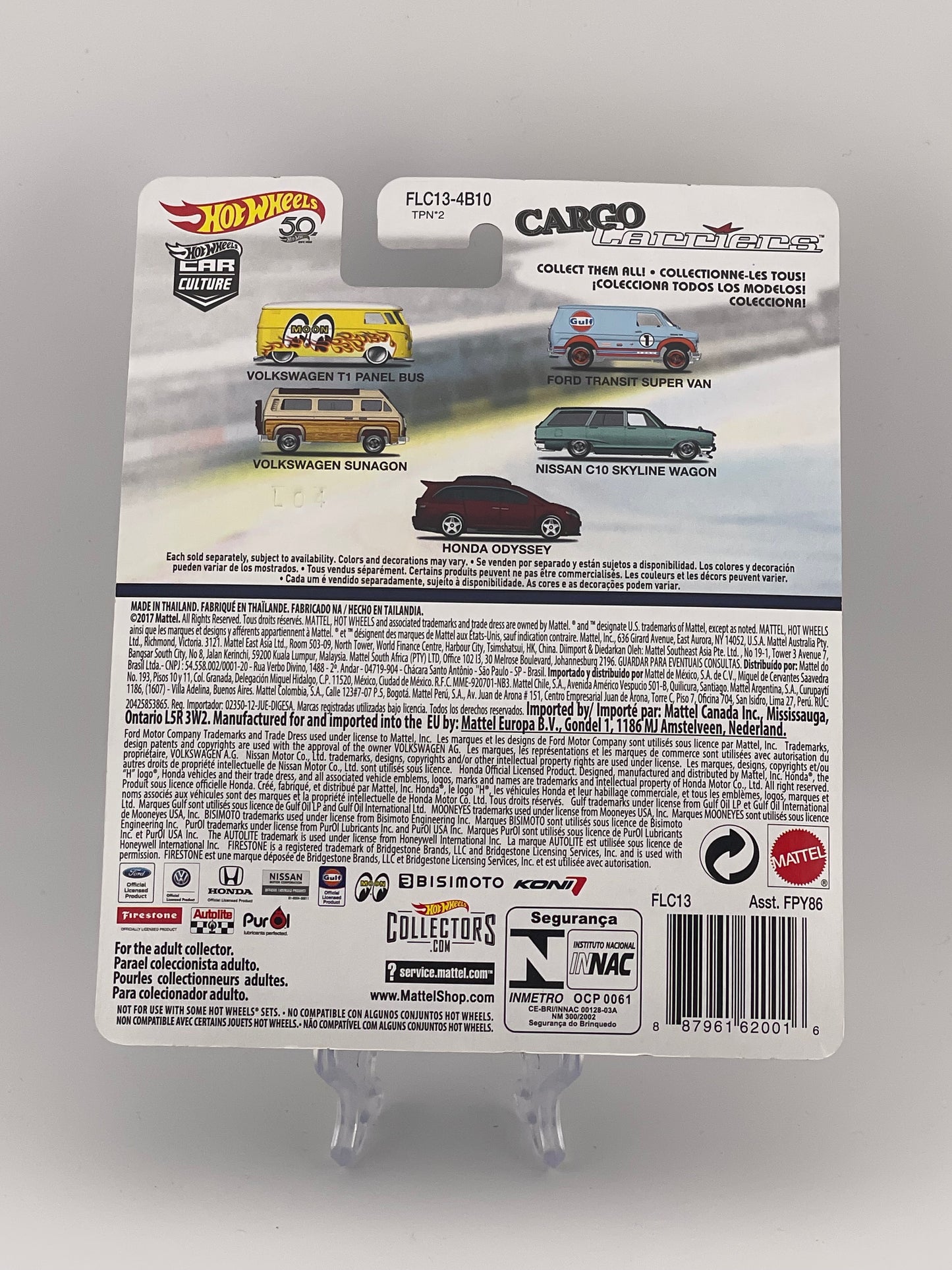 Hot Wheels Premium Car Culture Cargo Carriers 2/5 Ford Transit Super Van