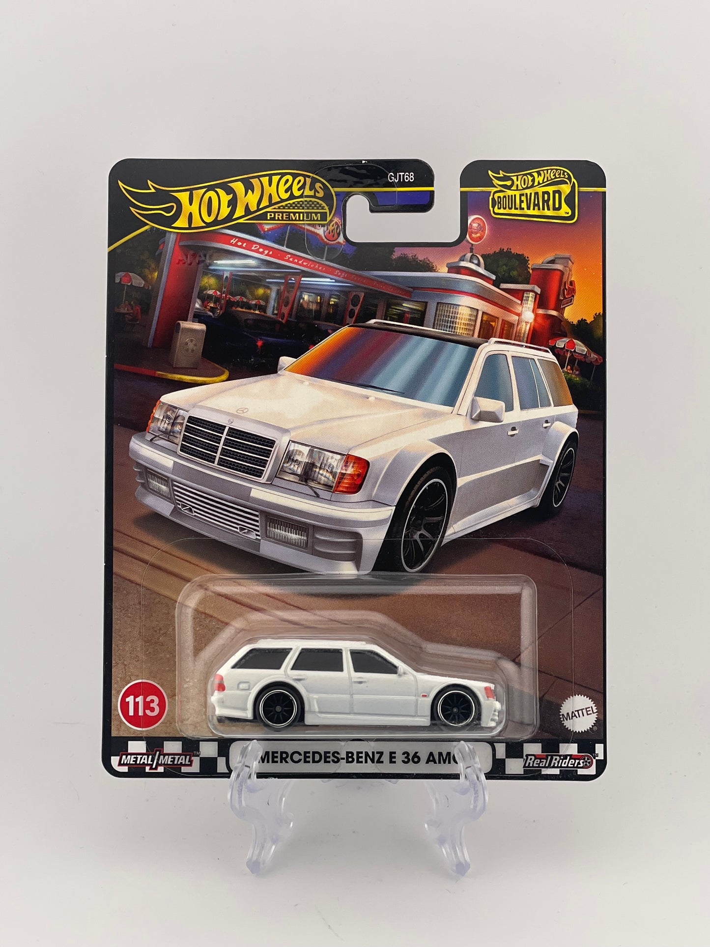 Hot Wheels Premium Boulevard #113 Mercedes-Benz E 36 AMG *International Sticker*
