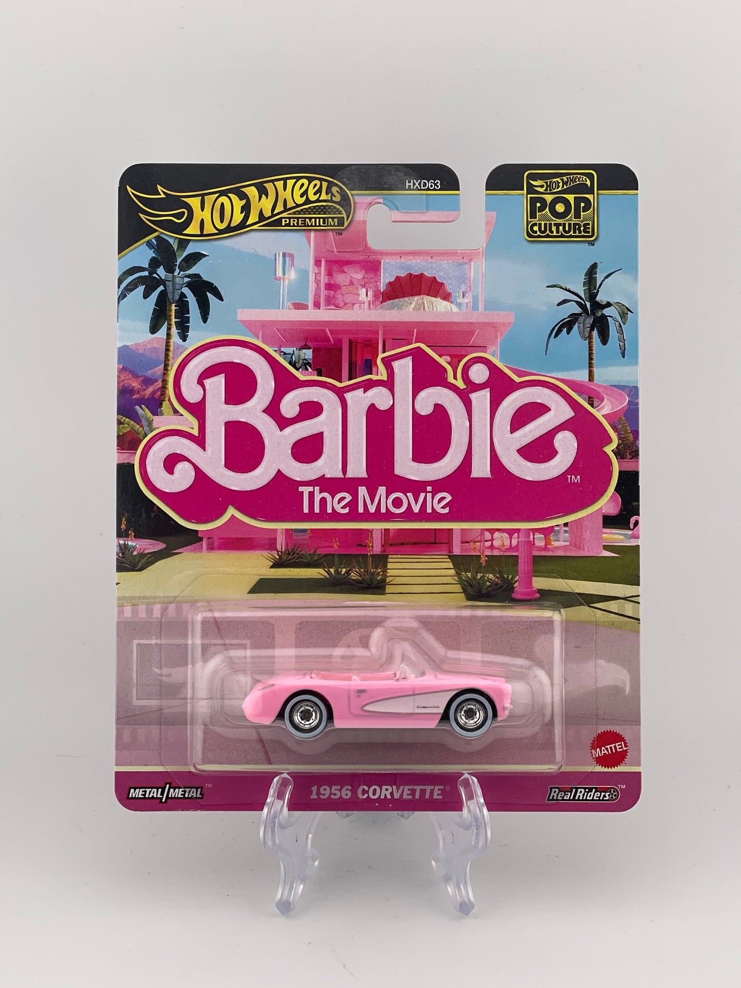Hot Wheels Premium Pop Culture Barbie The Movie 1956 Corvette
