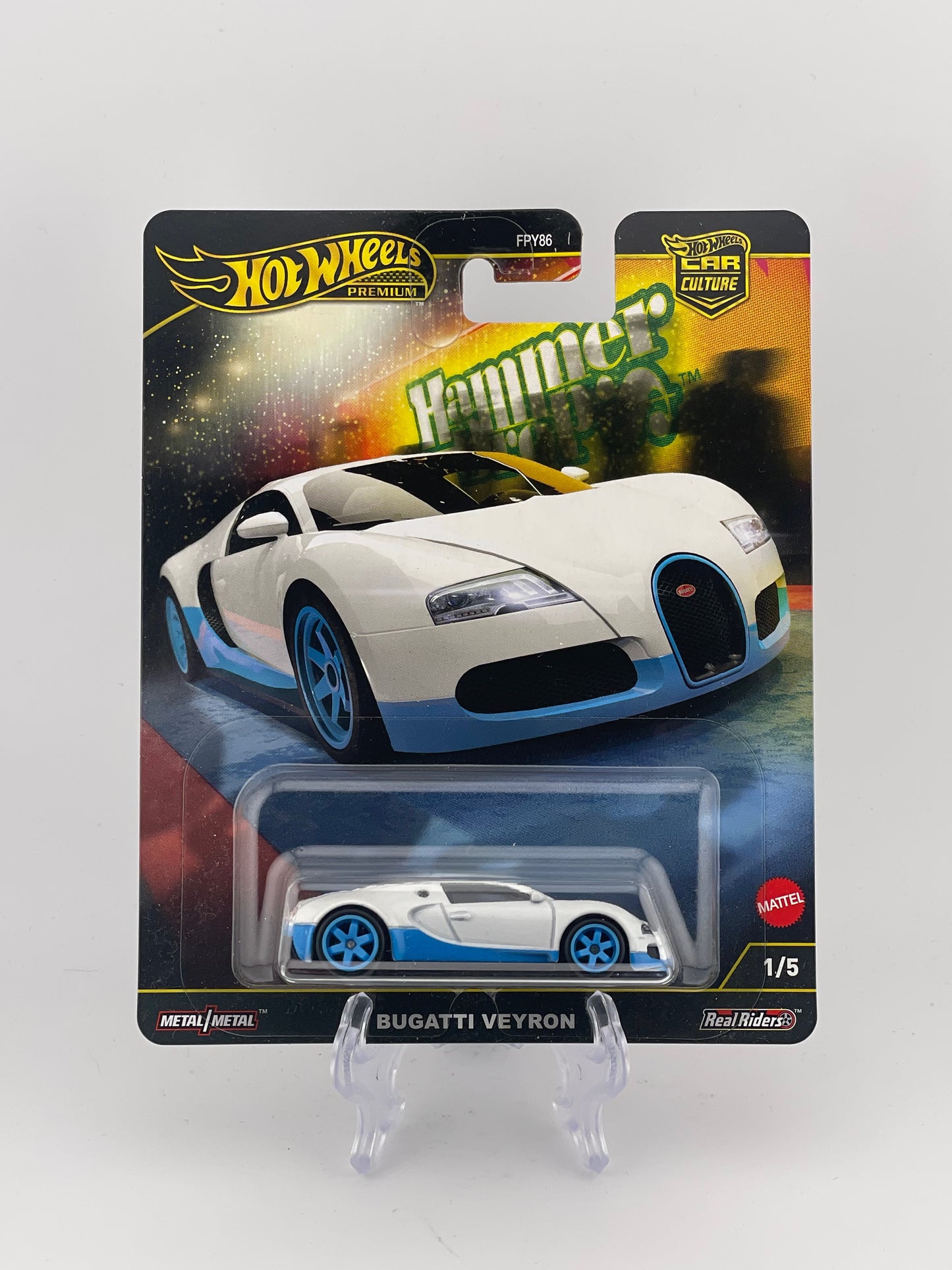 Hot Wheels Premium Car Culture Hammer Drop 1/5 Bugatti Veyron