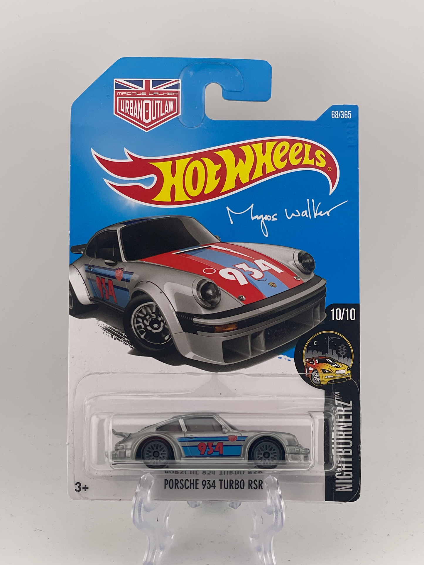 Hot Wheels Mainline Porsche 934 Turbo RSR Nightburnerz 10/10