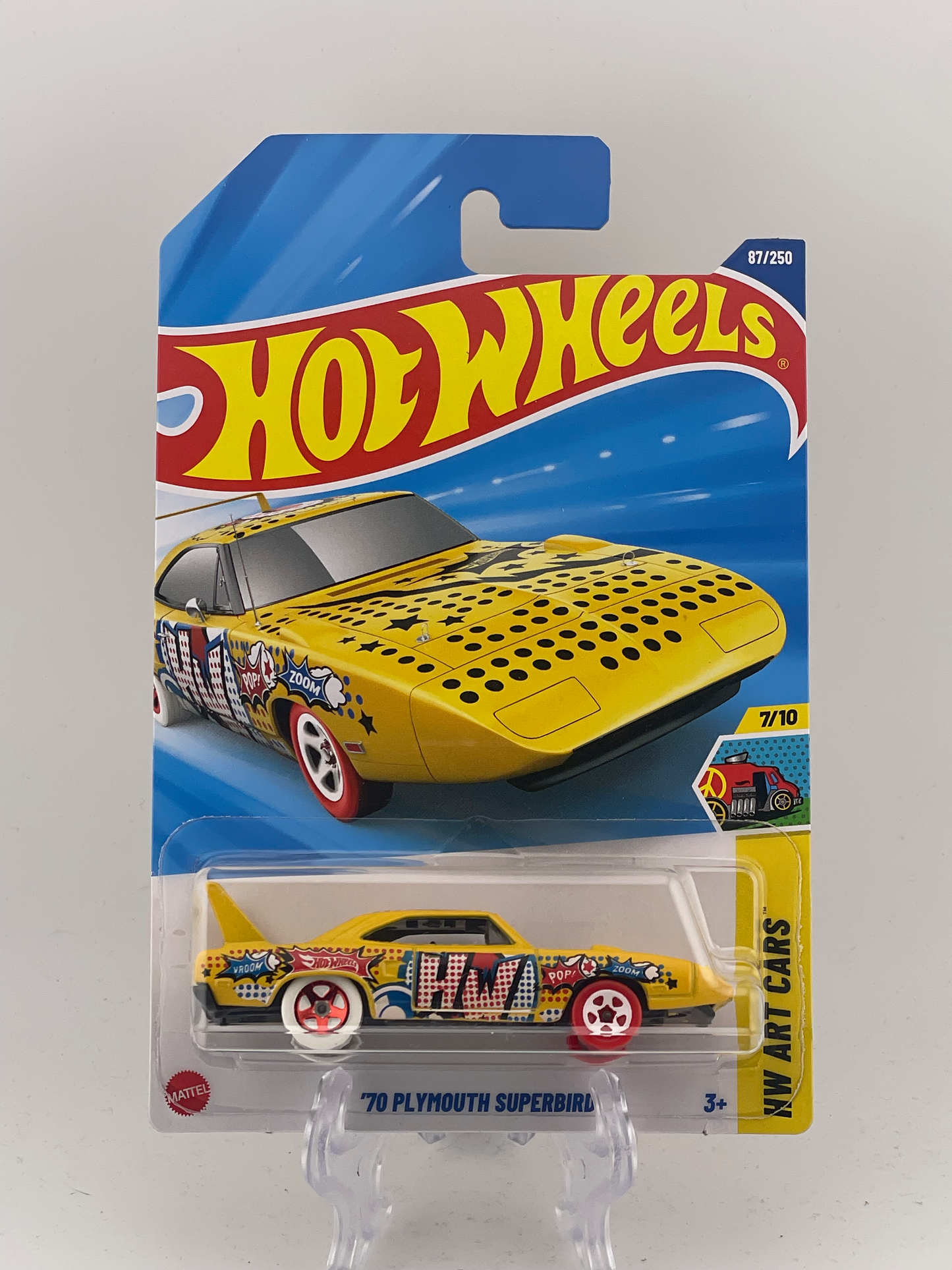 Hot Wheels Mainline '70 Plymouth Superbird HW Art Cars 7/10