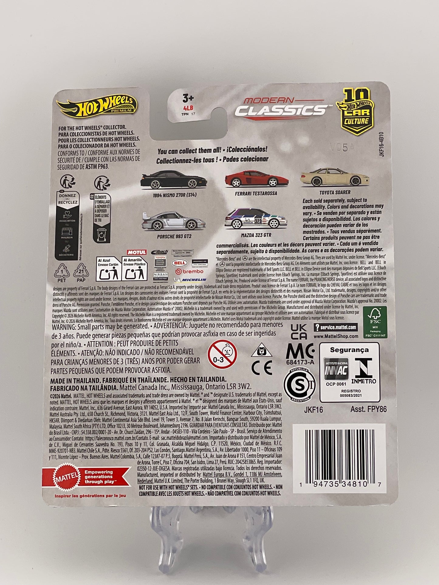 Hot Wheels Premium Car Culture Modern Classics 4/5 Porsche 993 GT2