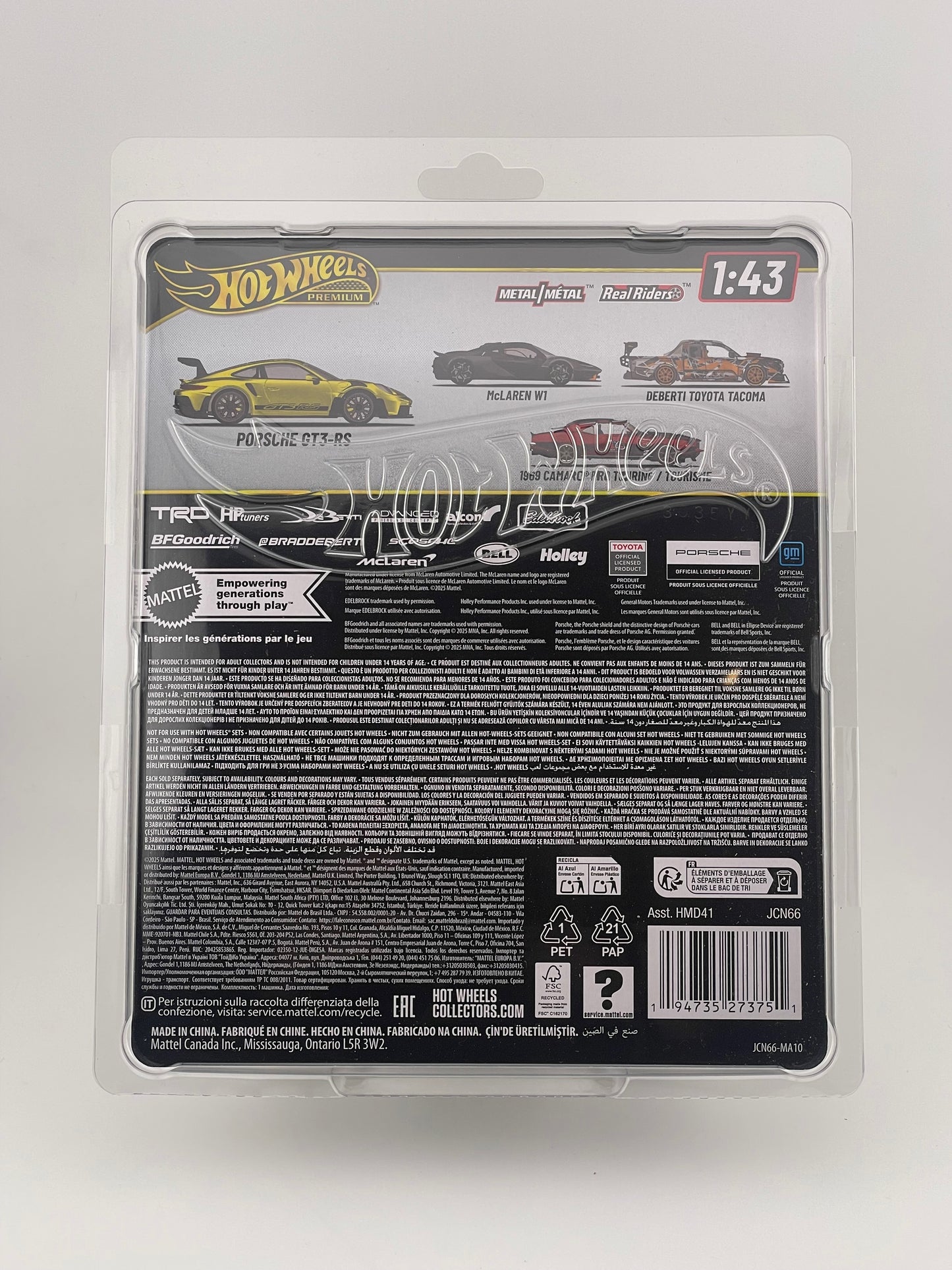 Hot Wheels Premium 1/43 #32 Porsche GT3-RS