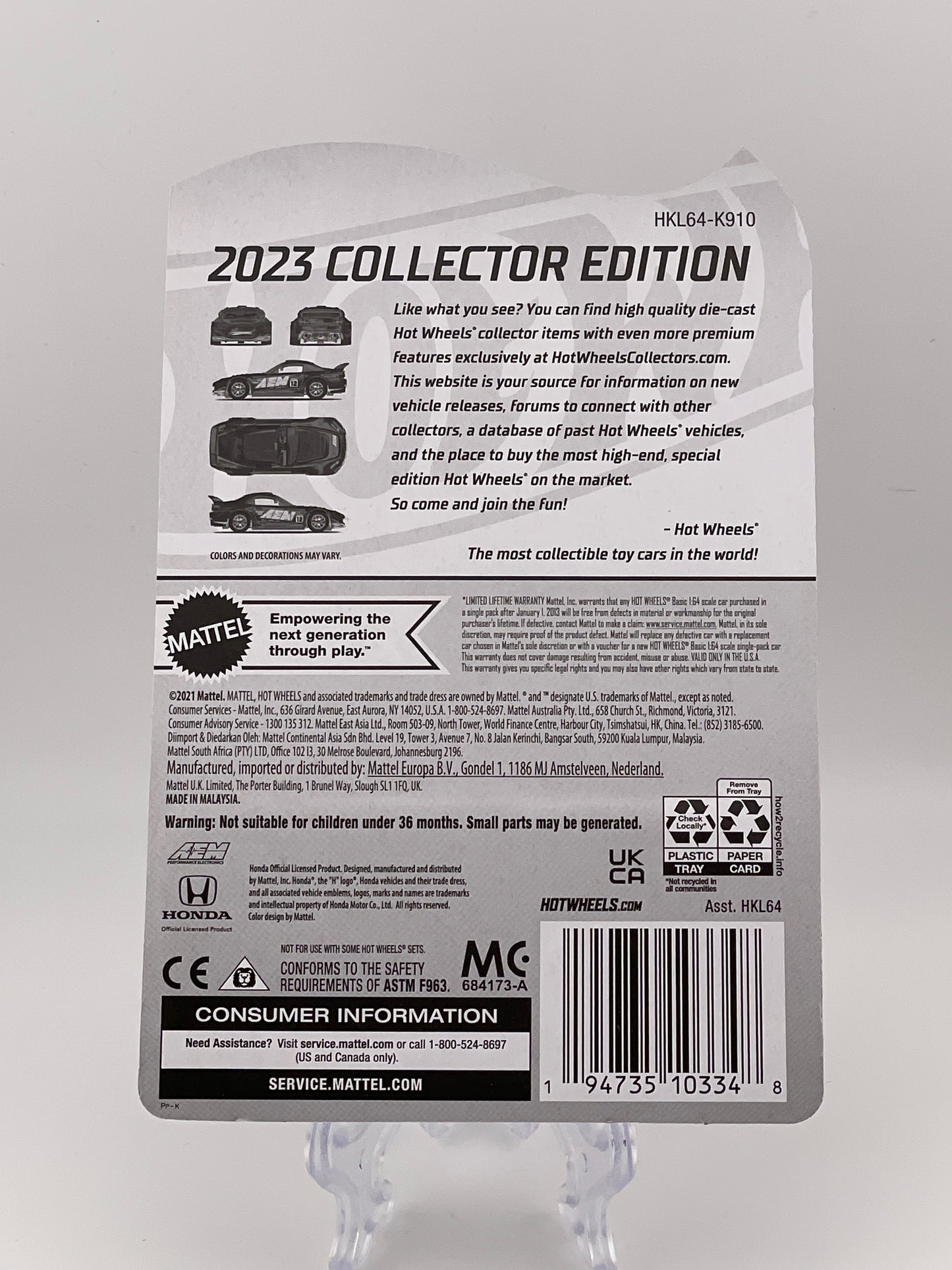 Hot Wheels Legends Tour 2023 Honda S2000