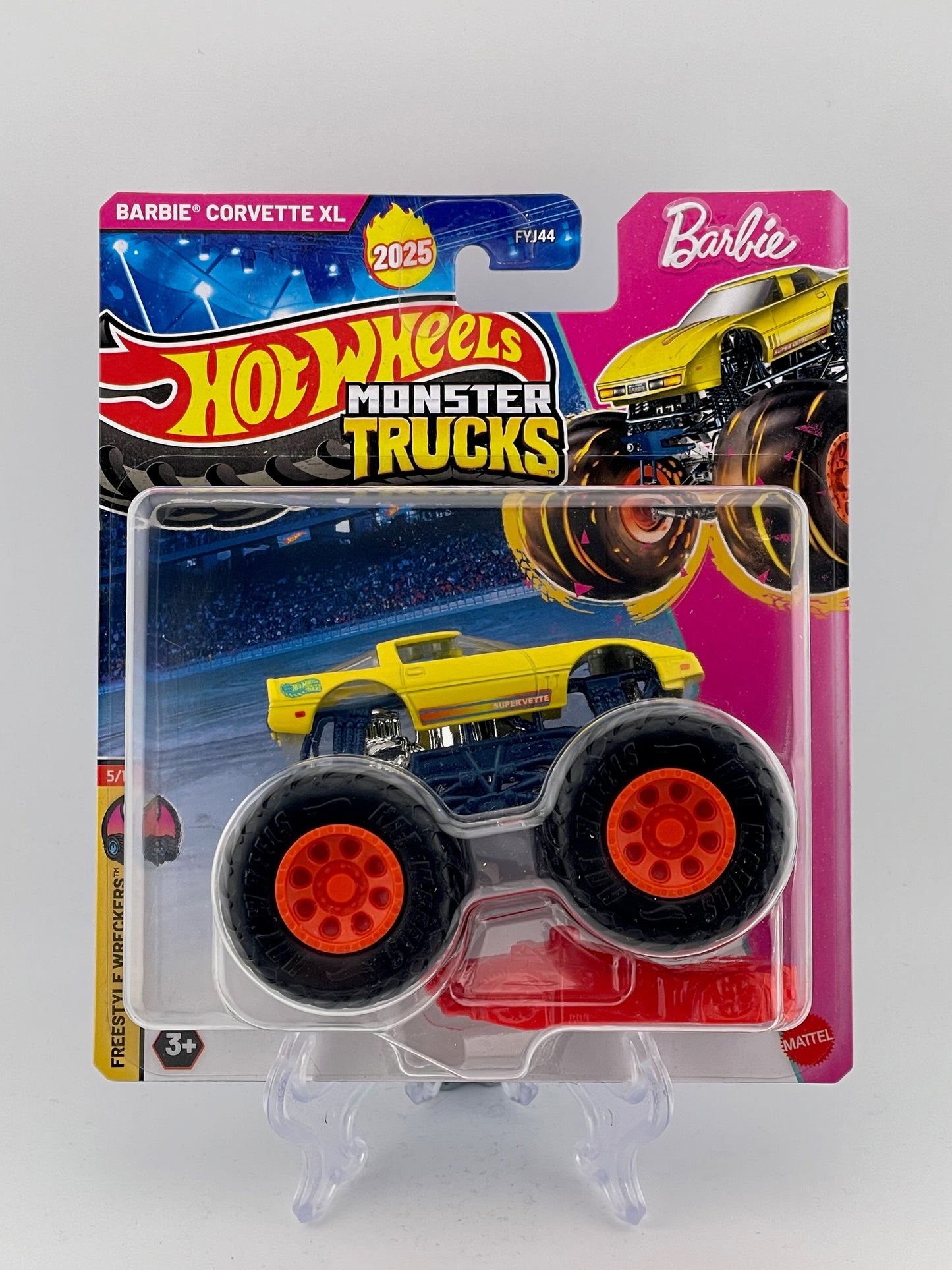 Hot Wheels Monster Trucks Barbie Corvette XL