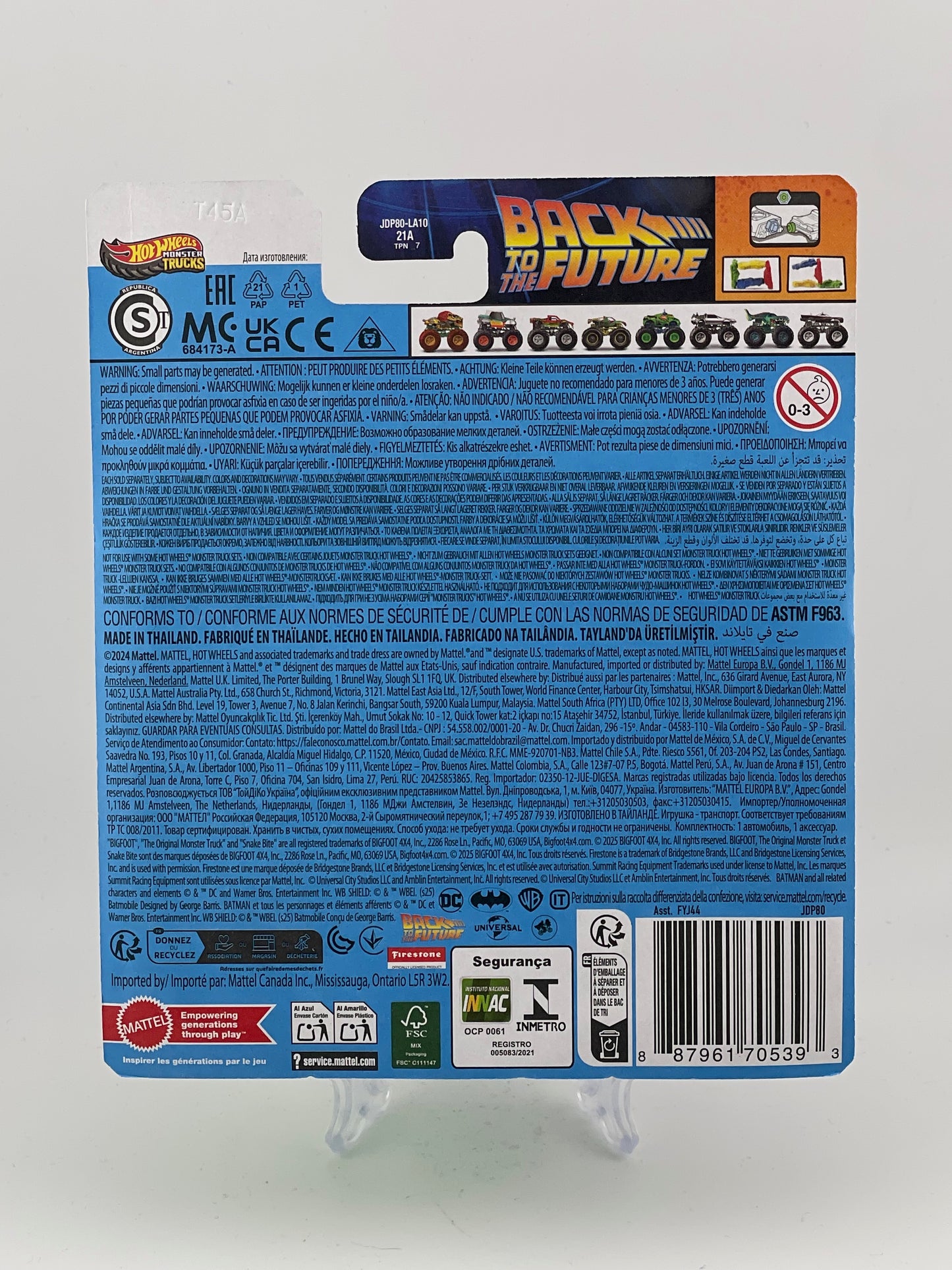 Hot Wheels Monster Trucks Back To The Future - Time Machine