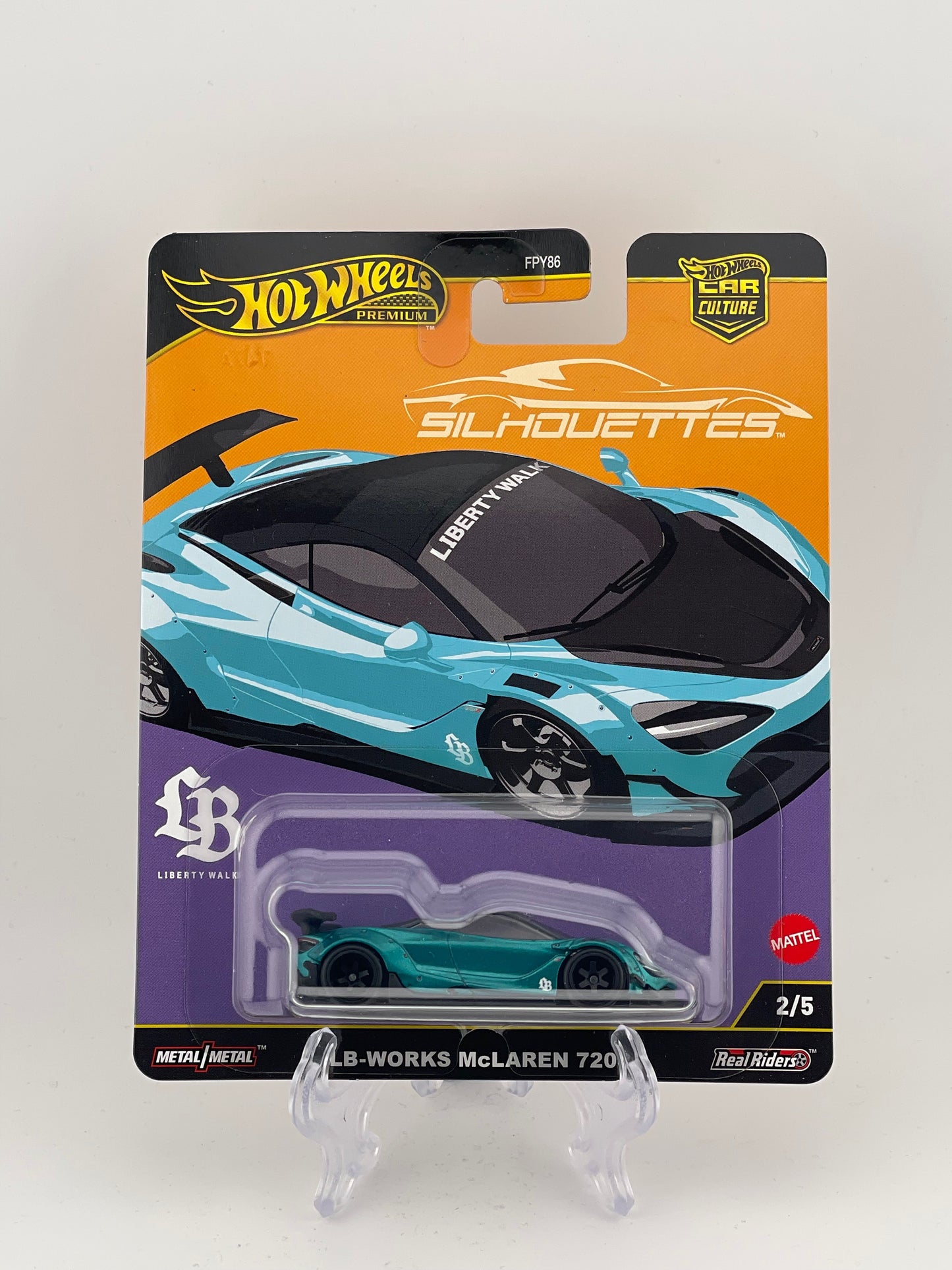 Hot Wheels Premium Car Culture Silhouettes 2/5 LB-Works McLaren 720S