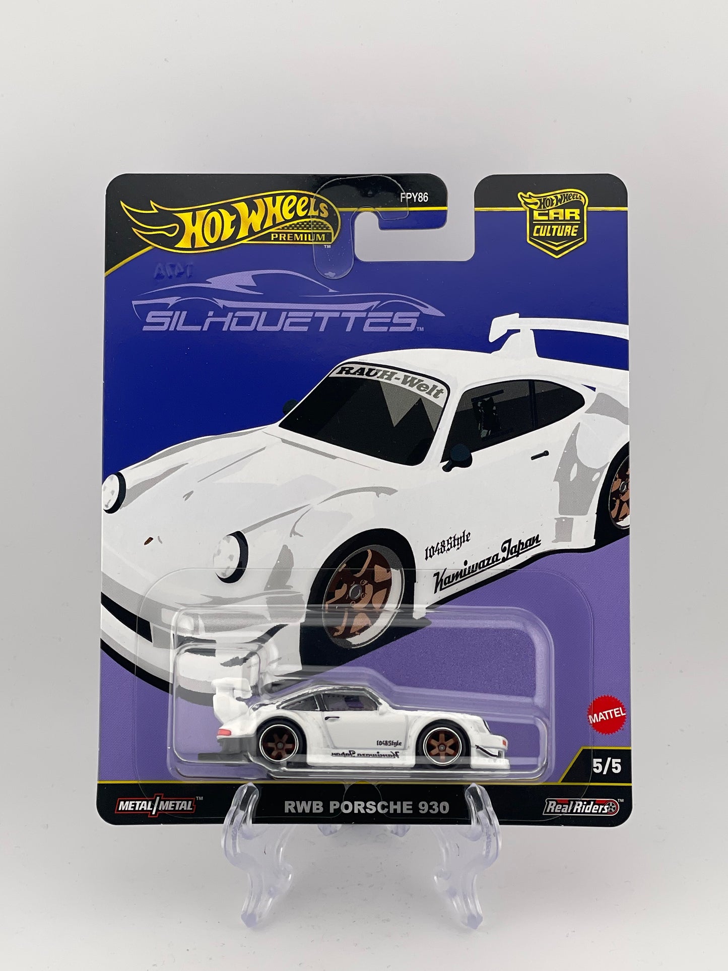 Hot Wheels Premium Car Culture Silhouettes 5/5 RWB Porsche 930