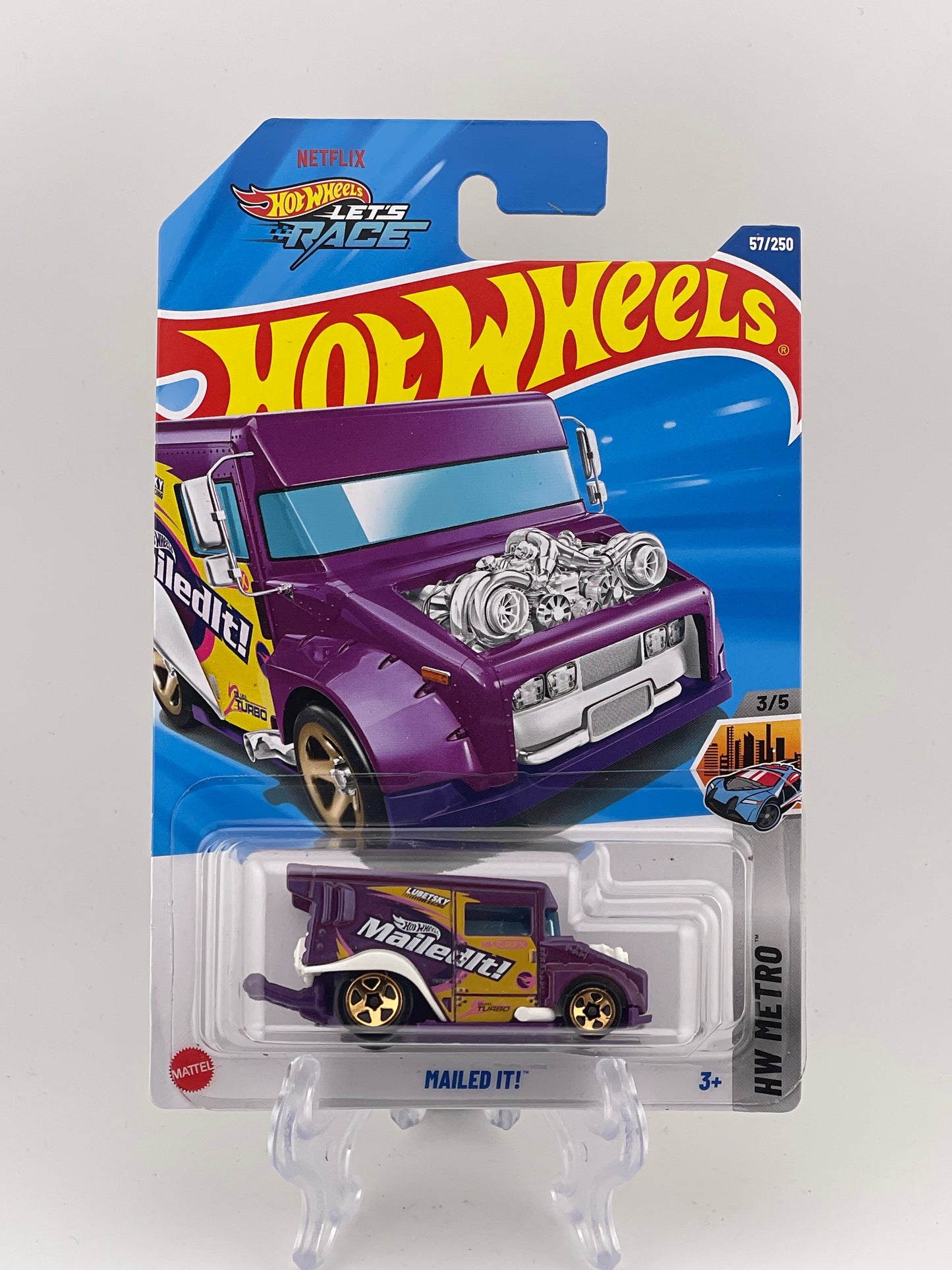Hot Wheels Mainline Treasure Hunt *TH* Mailed It! HW Metro 3/5