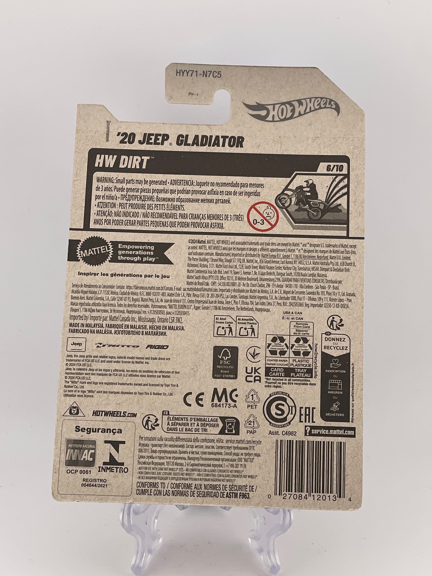 Hot Wheels Mainline '20 Jeep Gladiator HW Dirt 6/10