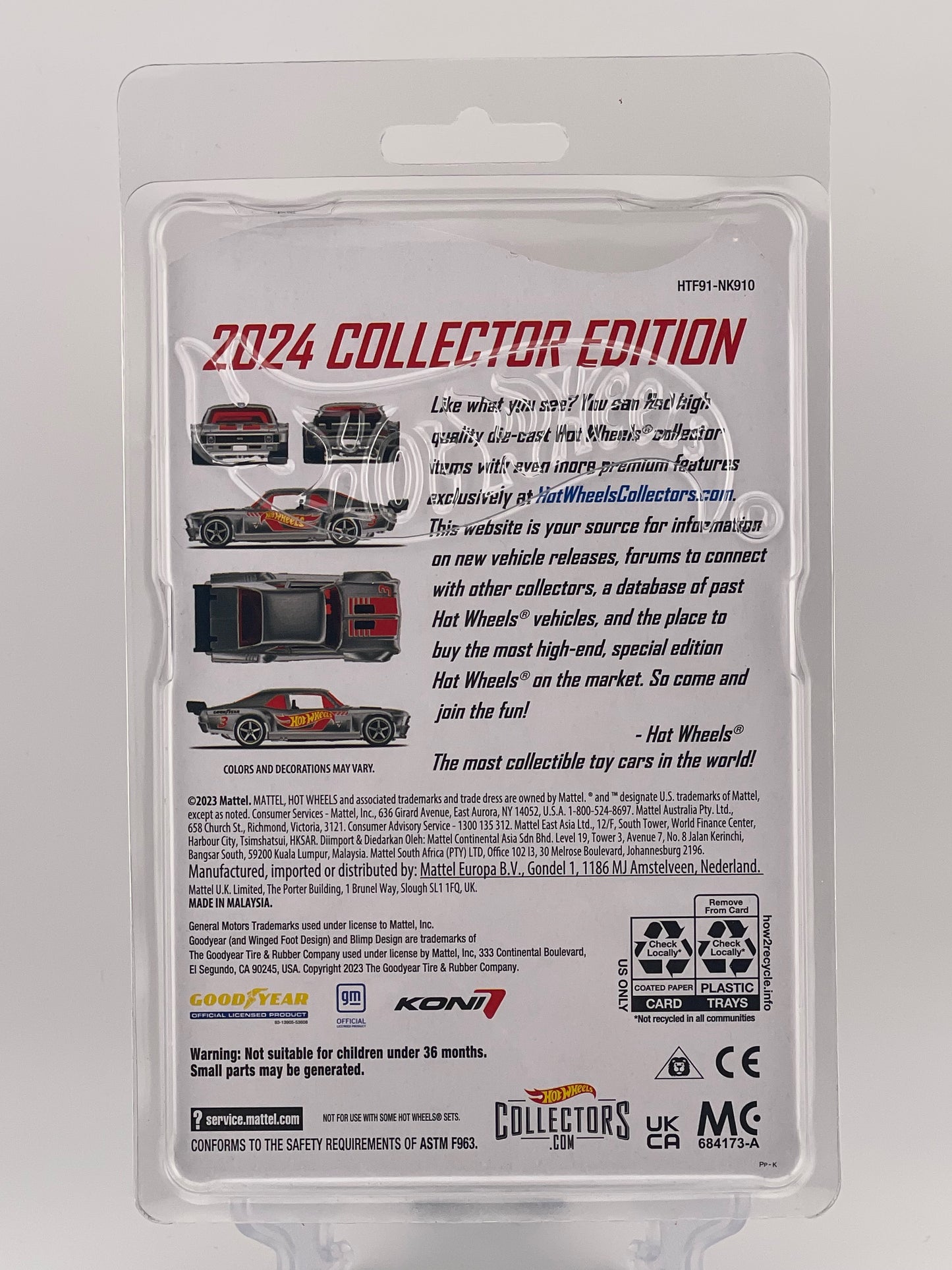 Hot Wheels Mail-In 2024 ZAMAC Edition Custom '70 Chevy Nova