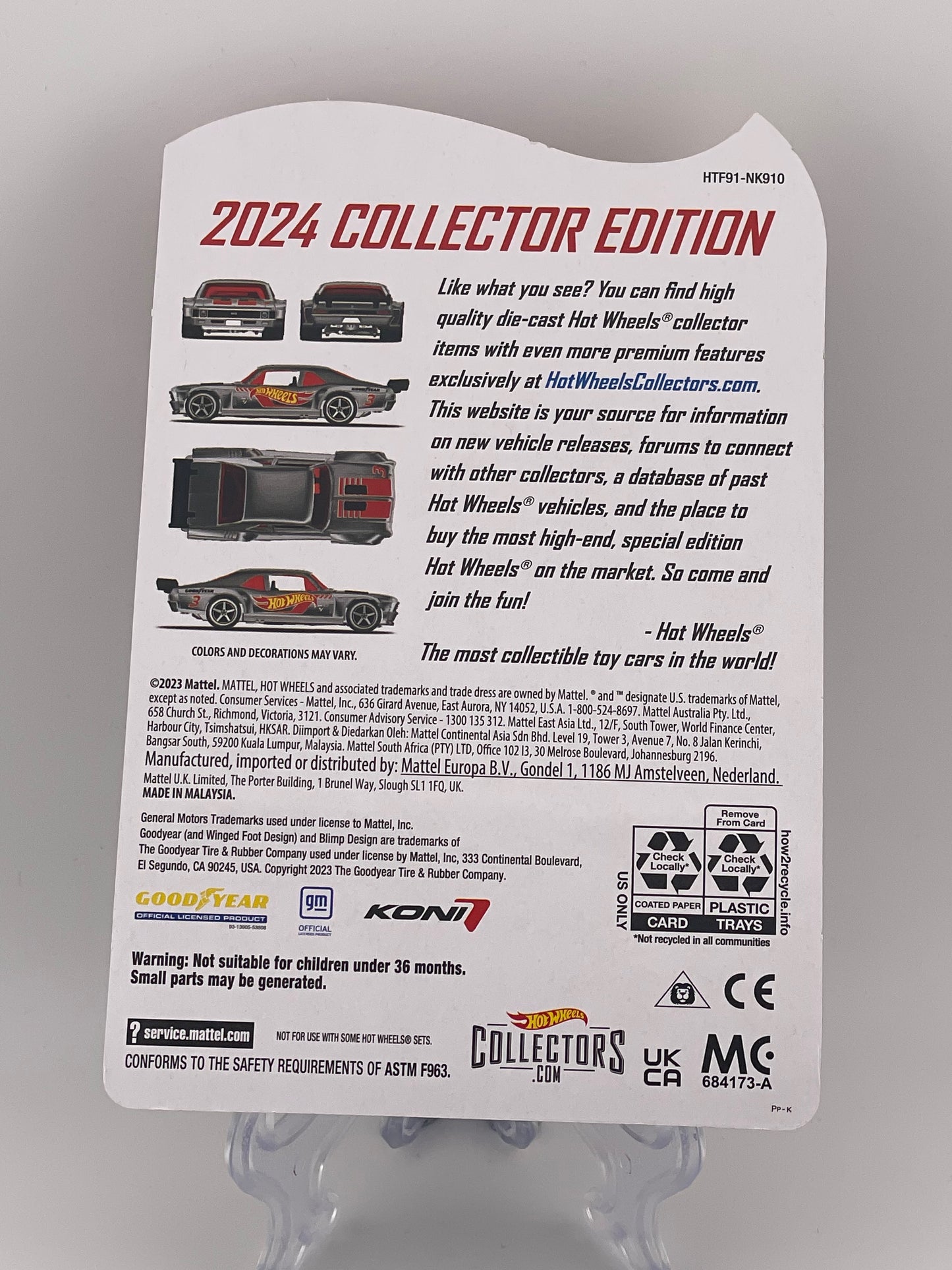Hot Wheels Mail-In 2024 ZAMAC Edition Custom '70 Chevy Nova