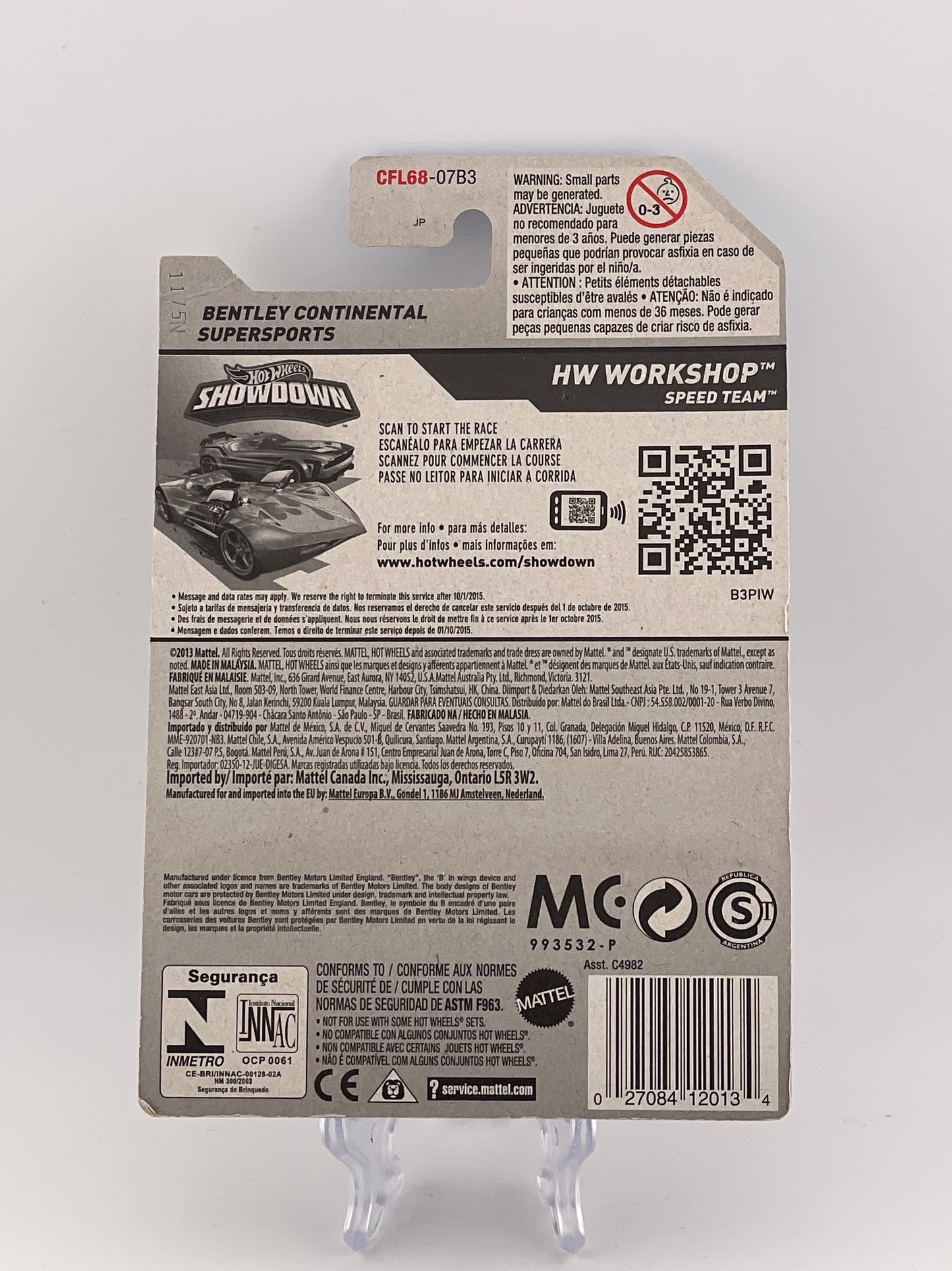 Hot Wheels Mainline Bentley Continental SuperSports HW Workshop *Check Description*