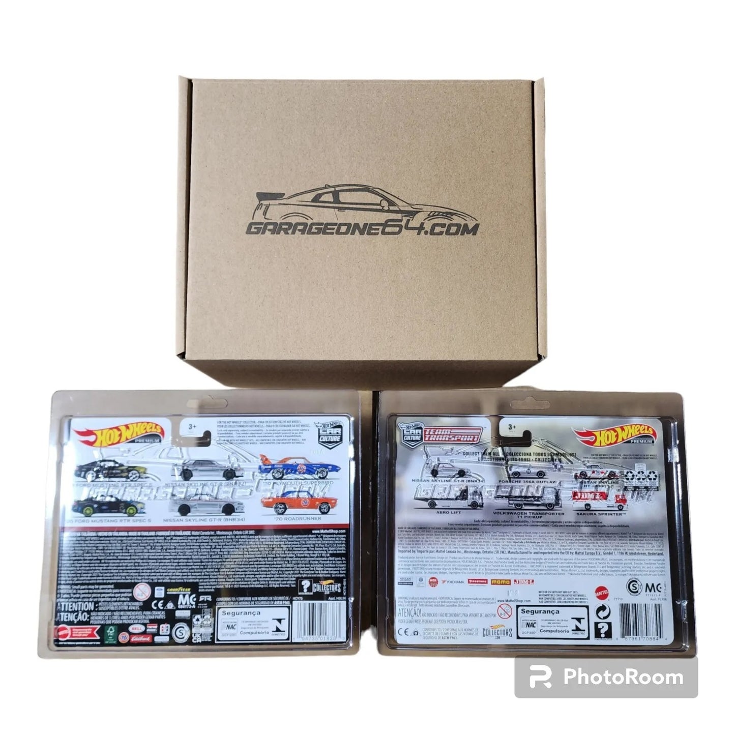 GarageOne64 - Protector - Hot Wheels Twin Pack & Team Transport (PLEASE READ DESCRIPTION FOR POSTAGE)