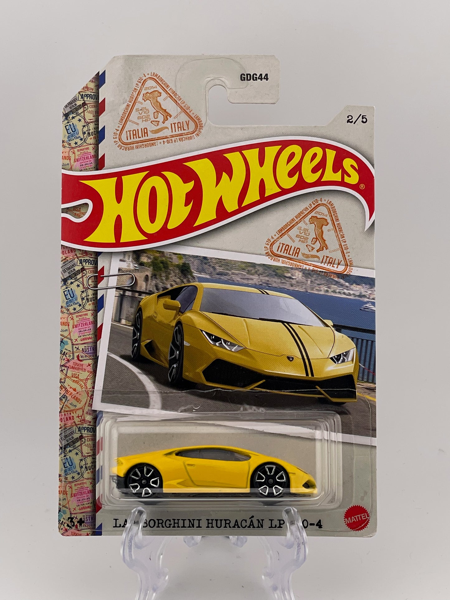 Hot Wheels Themed Assortment World Class Racers 2/5 Lamborghini Huracán LP 610-4