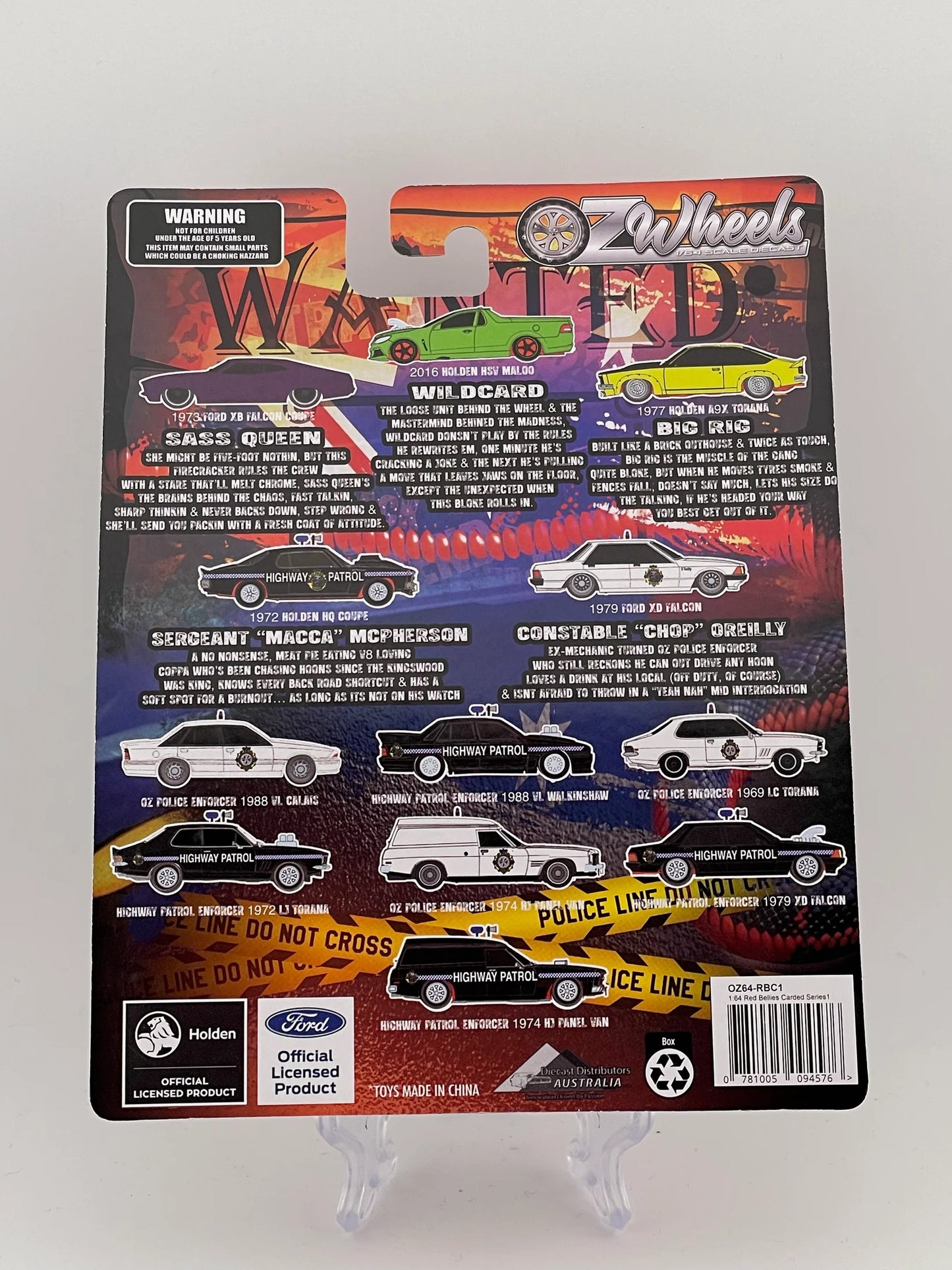Oz Wheels Redbellies Outlaws 1973 Ford XB Falcon Sass Queen