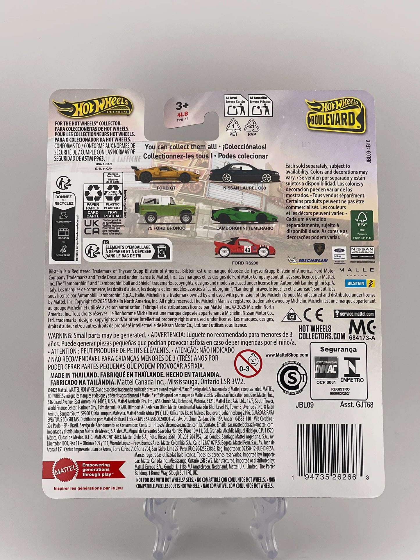 Hot Wheels Premium Boulevard #139 Lamborghini Temerario