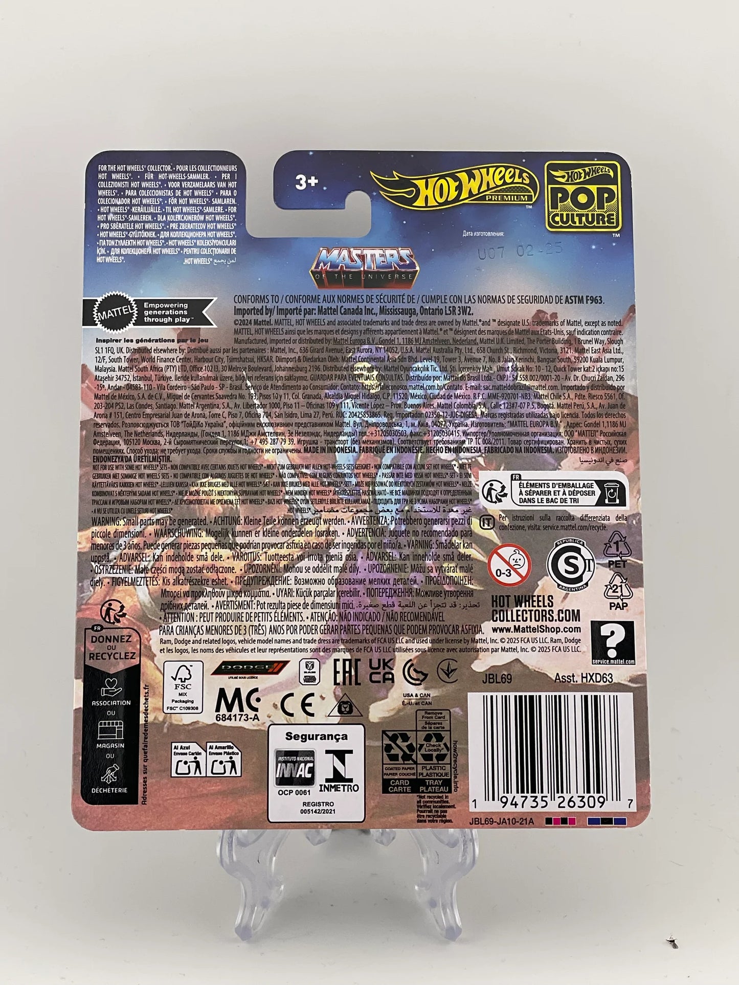 Hot Wheels Premium Pop Culture Masters Of The Universe '66 Dodge A100