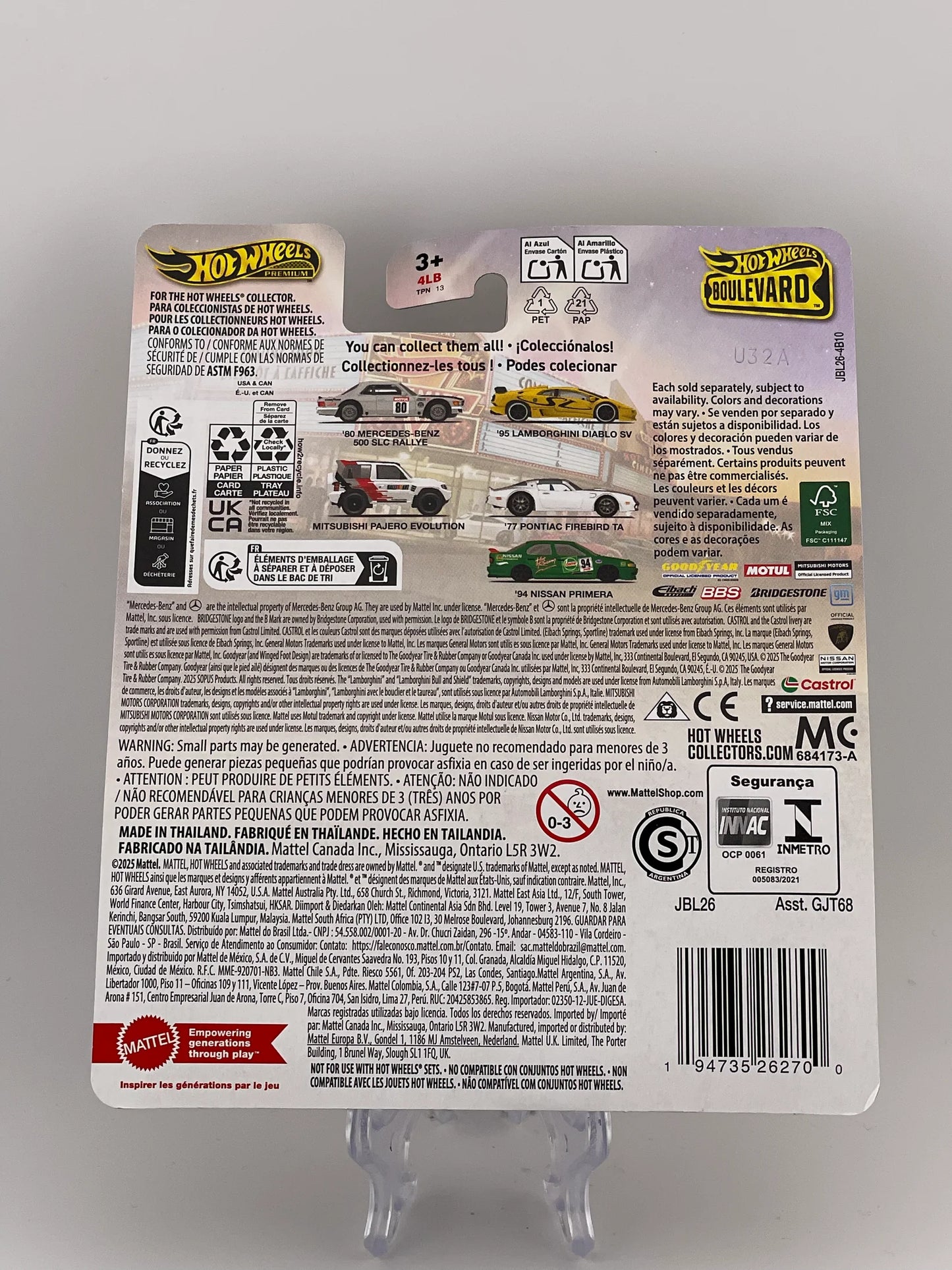 Hot Wheels Premium Boulevard #133 Mitsubishi Pajero Evolution