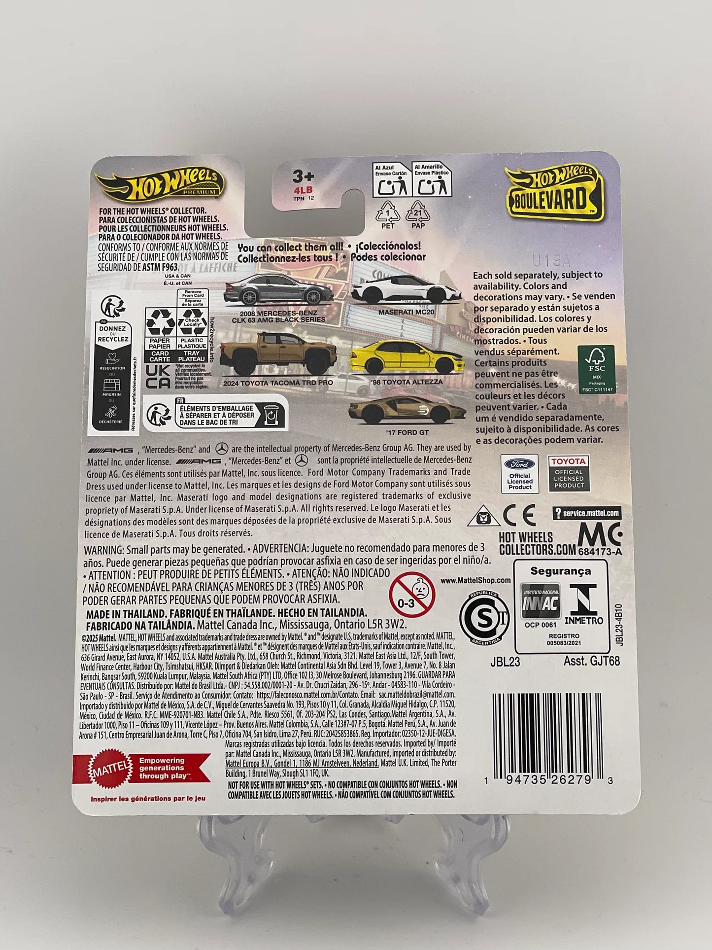 Hot Wheels Premium Boulevard #129 '98 Toyota Altezza