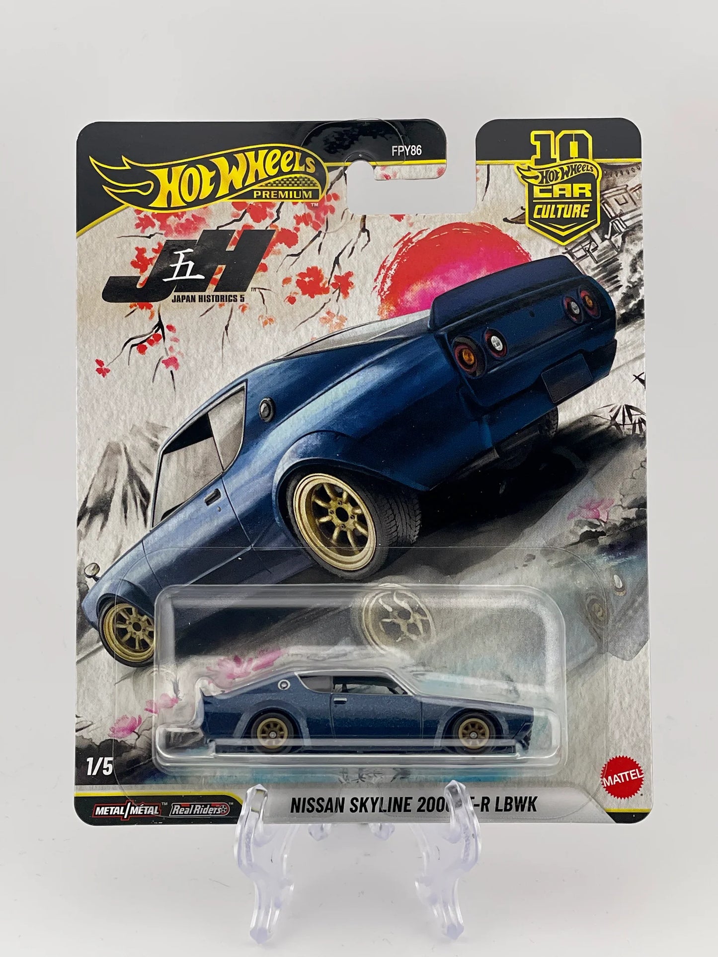 Hot Wheels Premium Car Culture Japan Historics 5 1/5 Nissan Skyline 2000GT-R LBWK