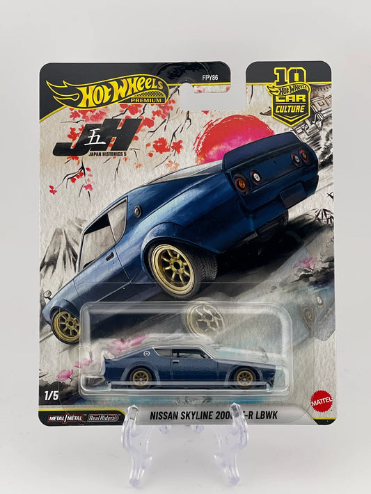 Hot Wheels Premium Car Culture Japan Historics 5 1/5 Nissan Skyline 2000GT-R LBWK