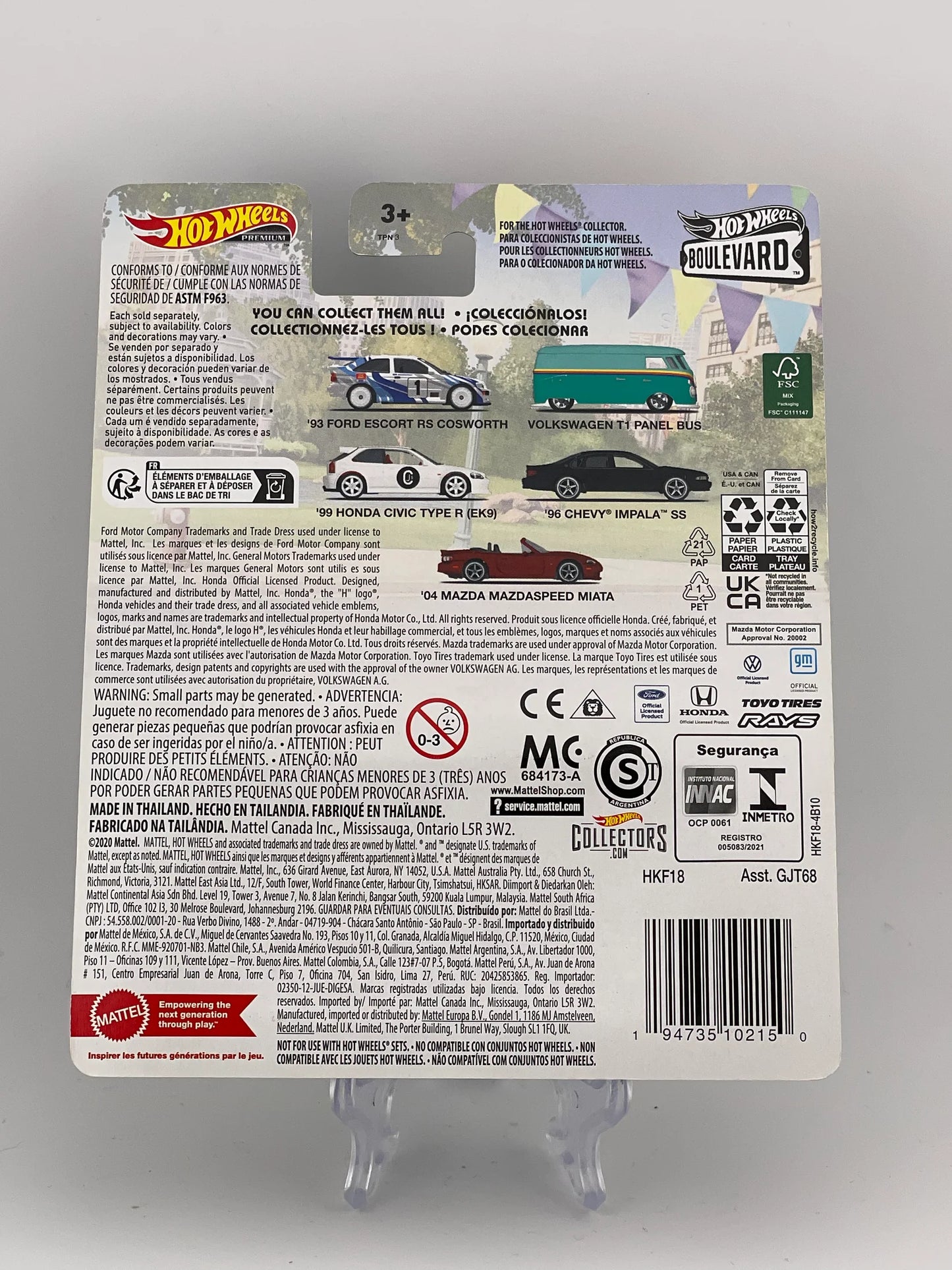 Hot Wheels Premium Boulevard #72 Volkswagen T1 Panel Bus