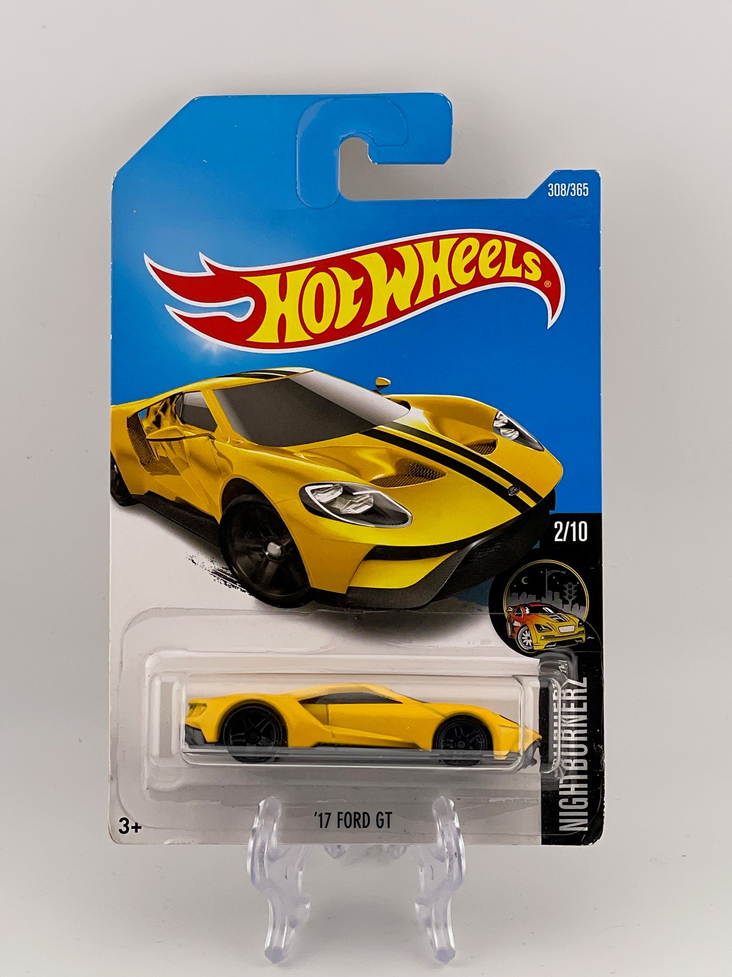 Hot Wheels Mainline '17 Ford GT Nightburnerz 2/10
