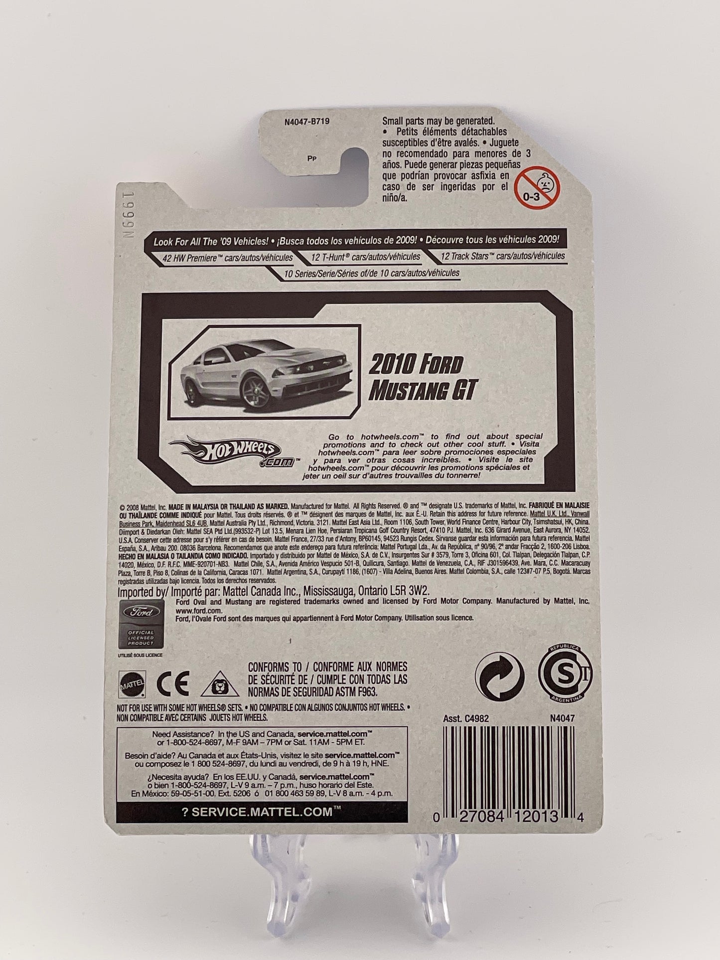 Hot Wheels Mainline 2010 Ford Mustang GT HW Premiere '09 41/42