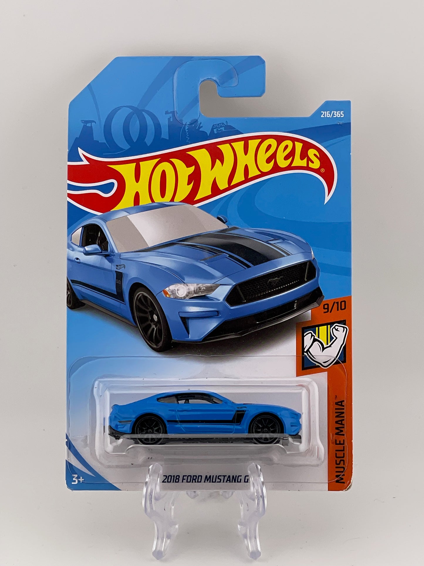 Hot Wheels Mainline 2018 Ford Mustang GT Muscle Mania 9/10