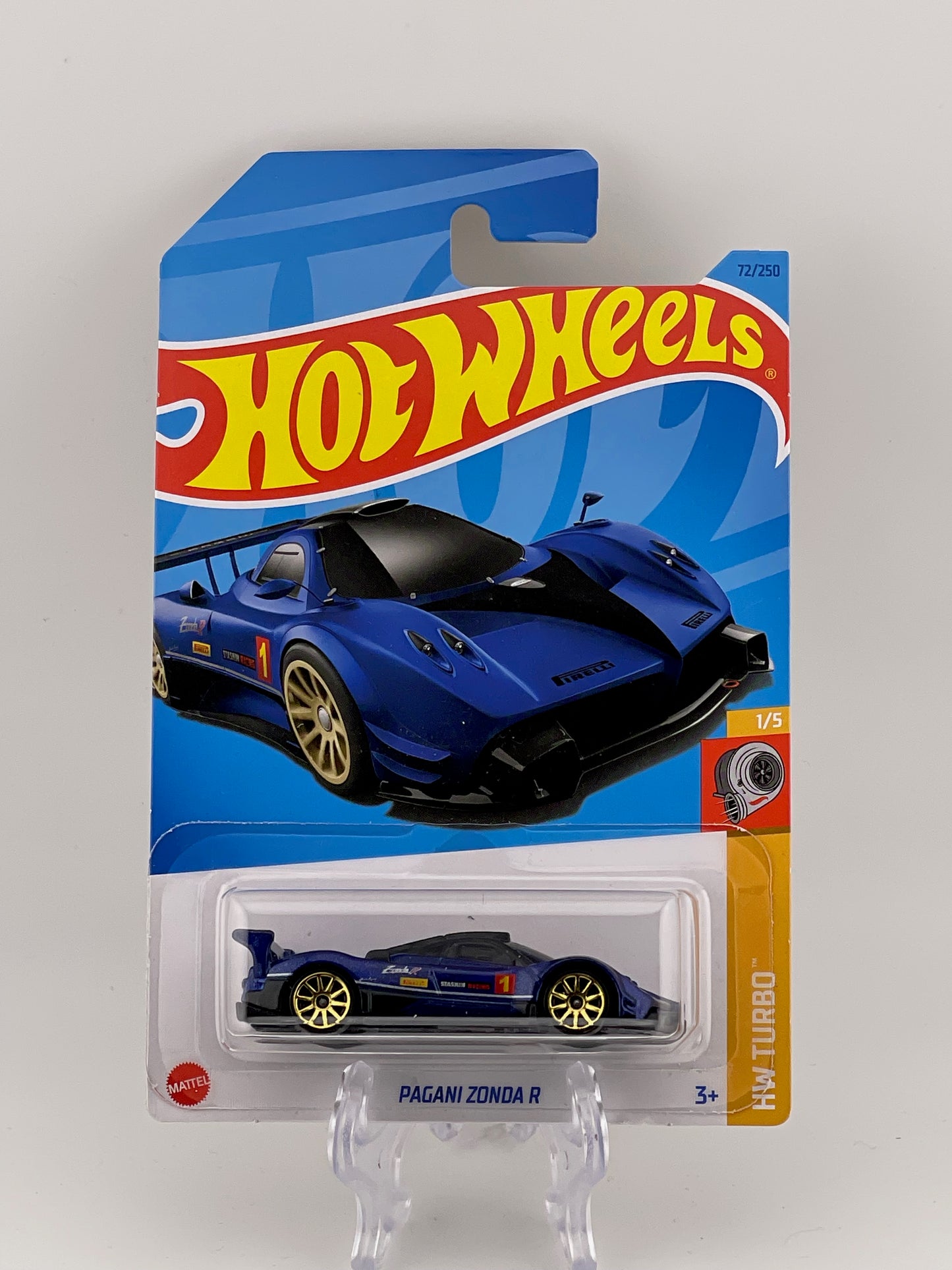 Hot Wheels Mainline Pagani Zonda R HW Turbo 1/5