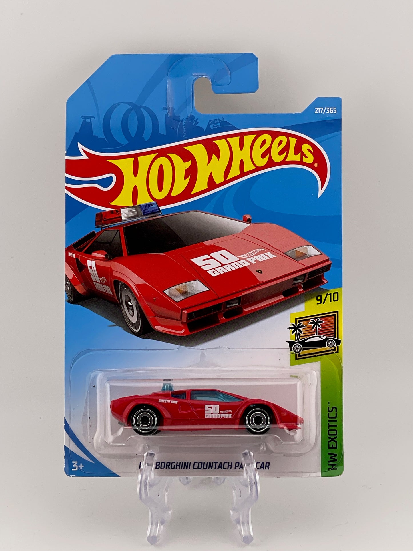 Hot Wheels Mainline Lamborghini Countach Pace Car HW Exotics 9/10 *Check Description*