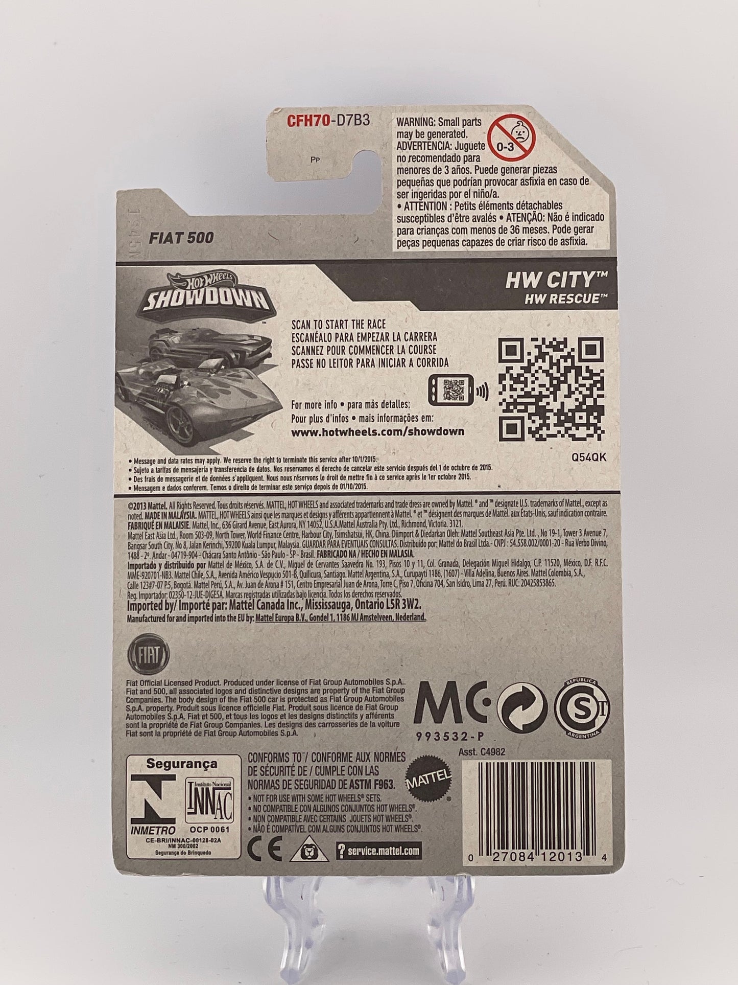 Hot Wheels Mainline Treasure Hunt *TH* Fiat 500 HW City