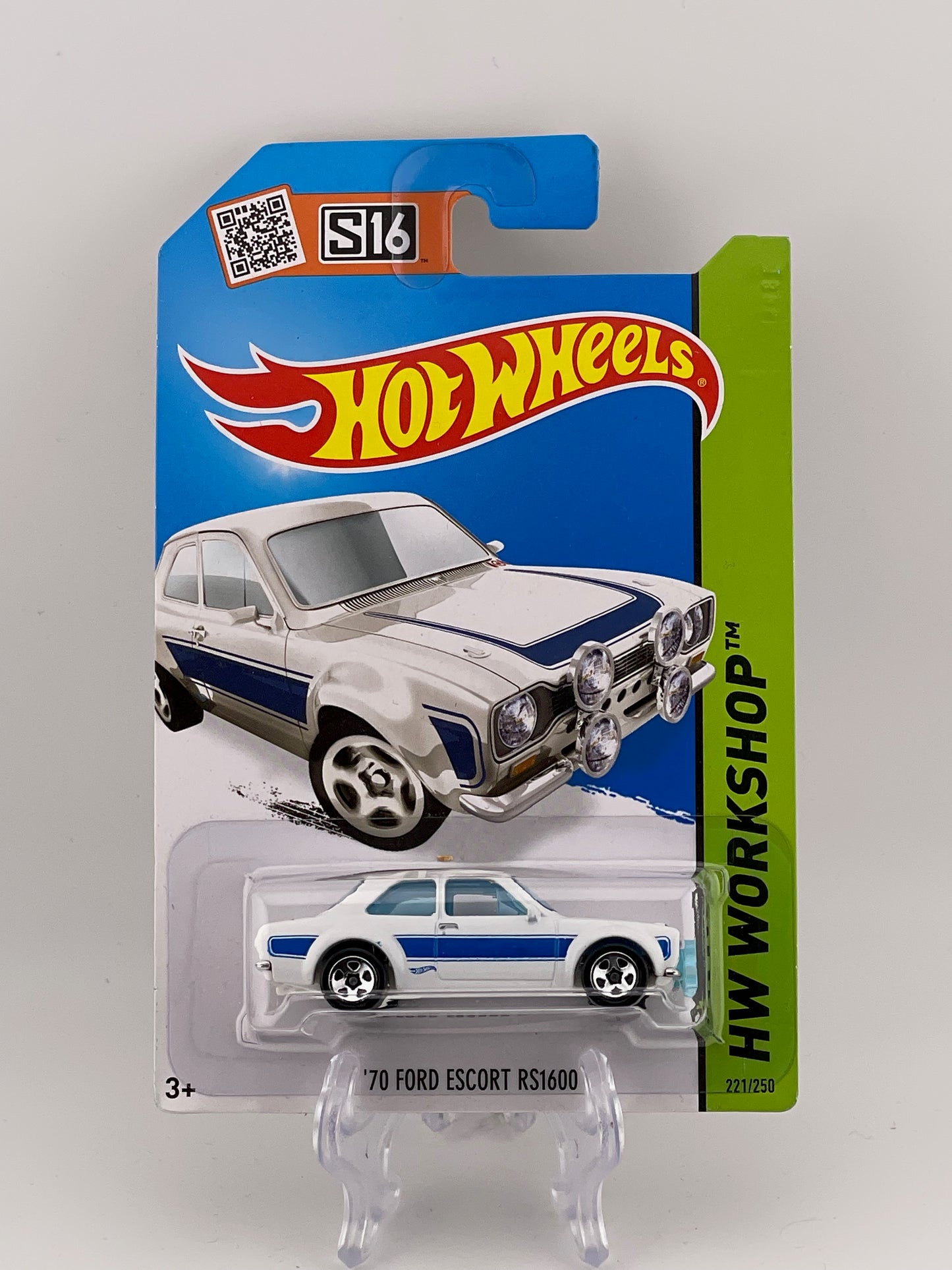 Hot Wheels Mainline '10 Ford Escort RS1600 HW Workshop